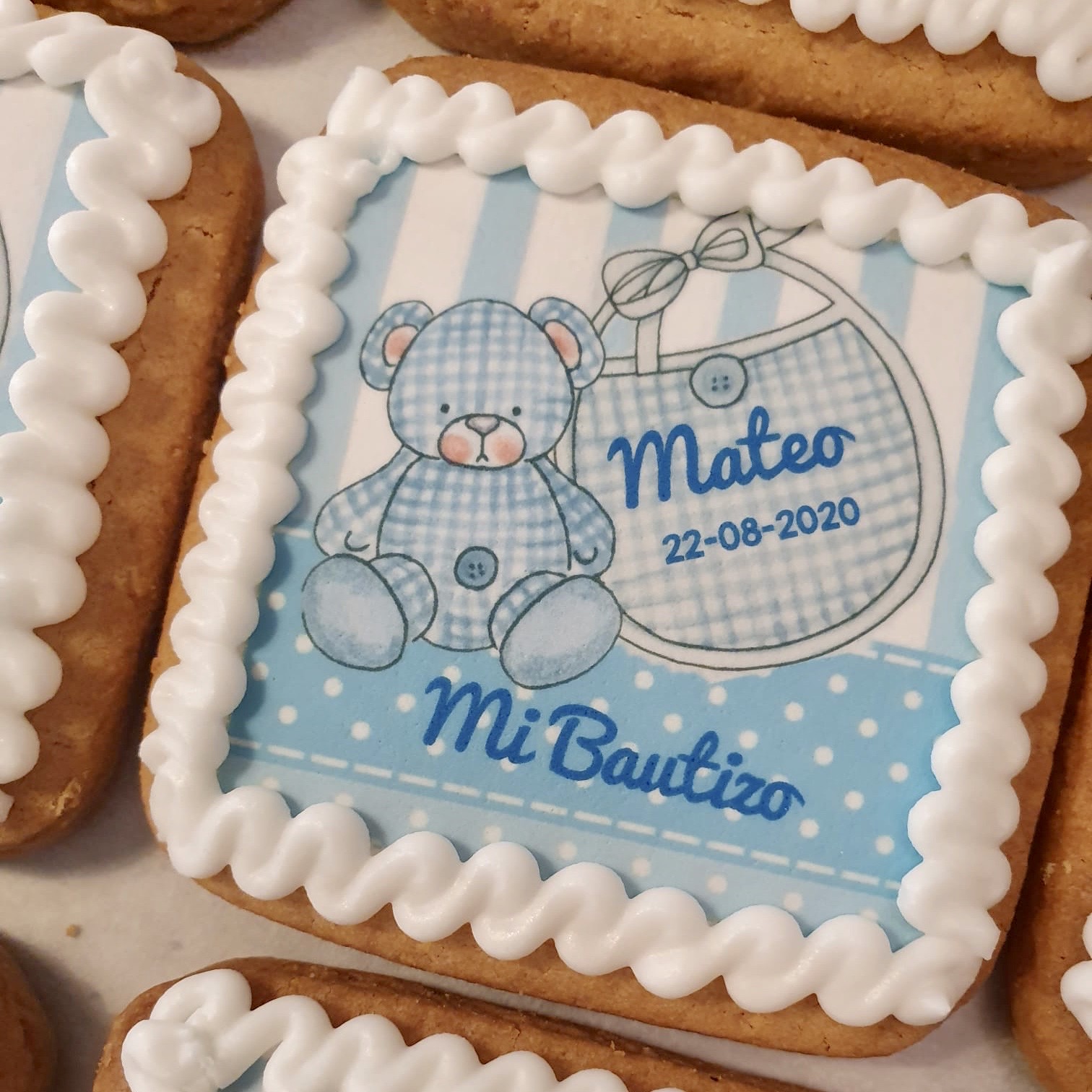 Galletas osito y babero
