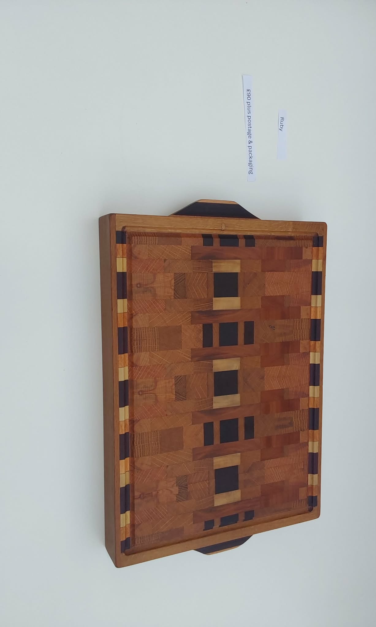 Ruby  Bespoke handmade chopping board 