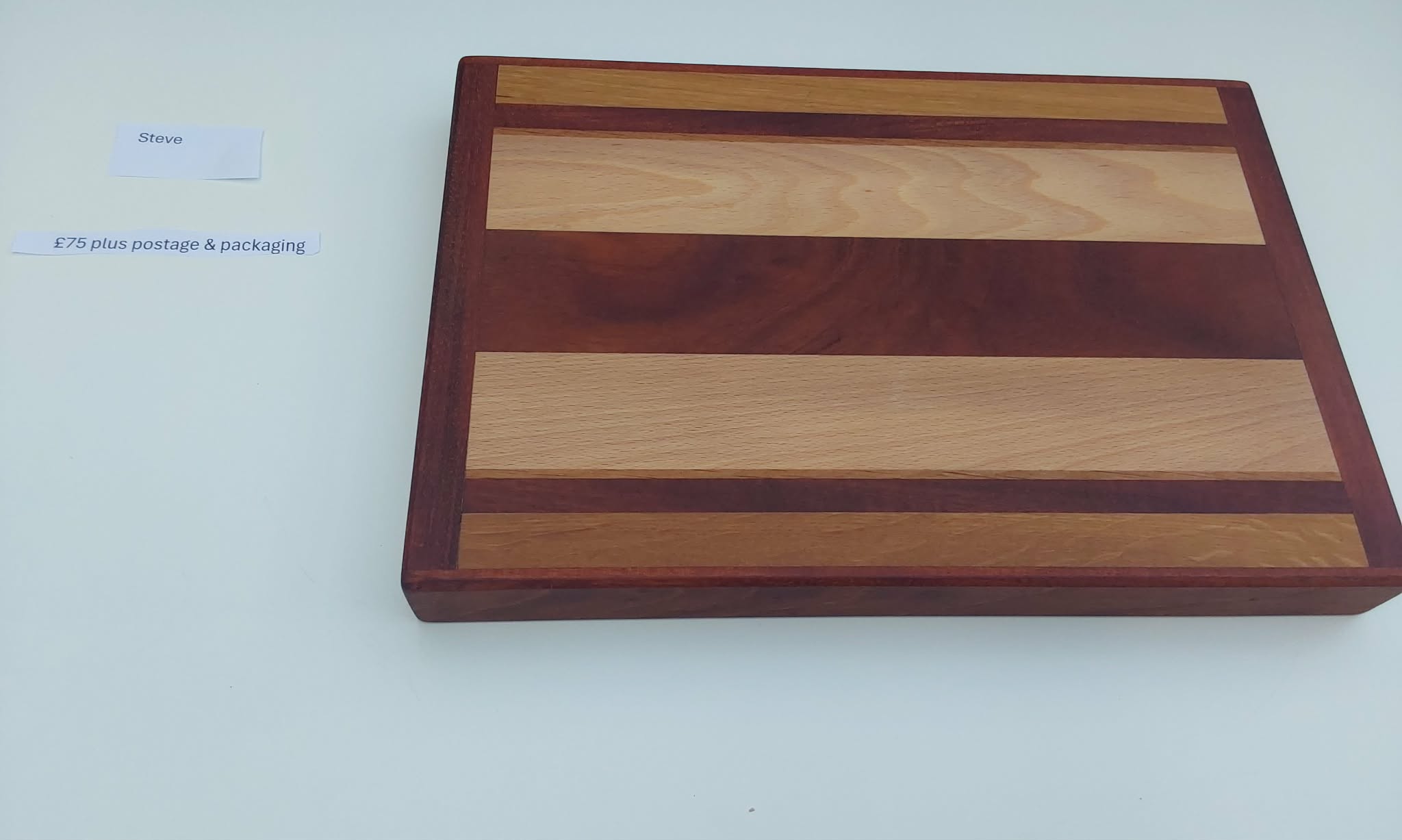 Steve  Bespoke handmade chopping board 