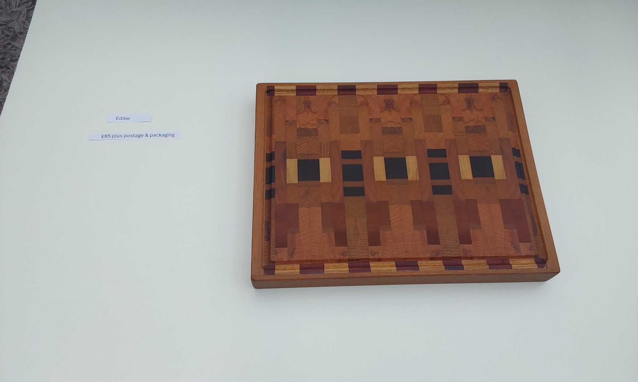 Ruby  Bespoke handmade chopping board 