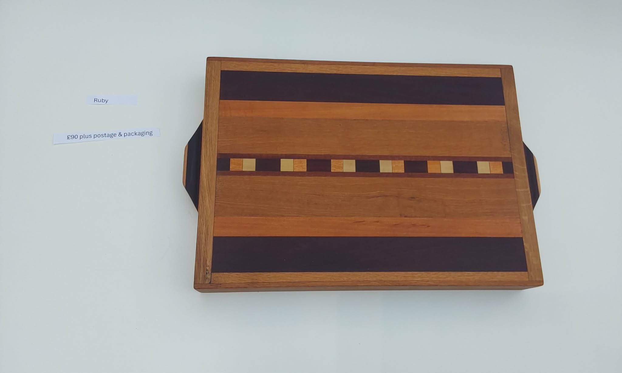 Ruby  Bespoke handmade chopping board 