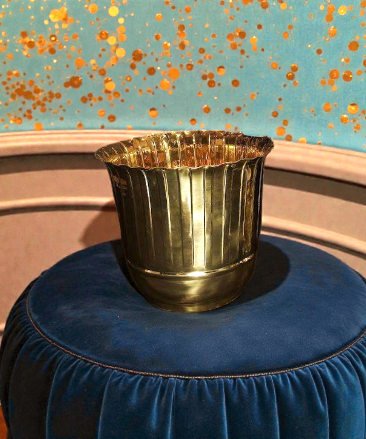 Elegant Brass Planter