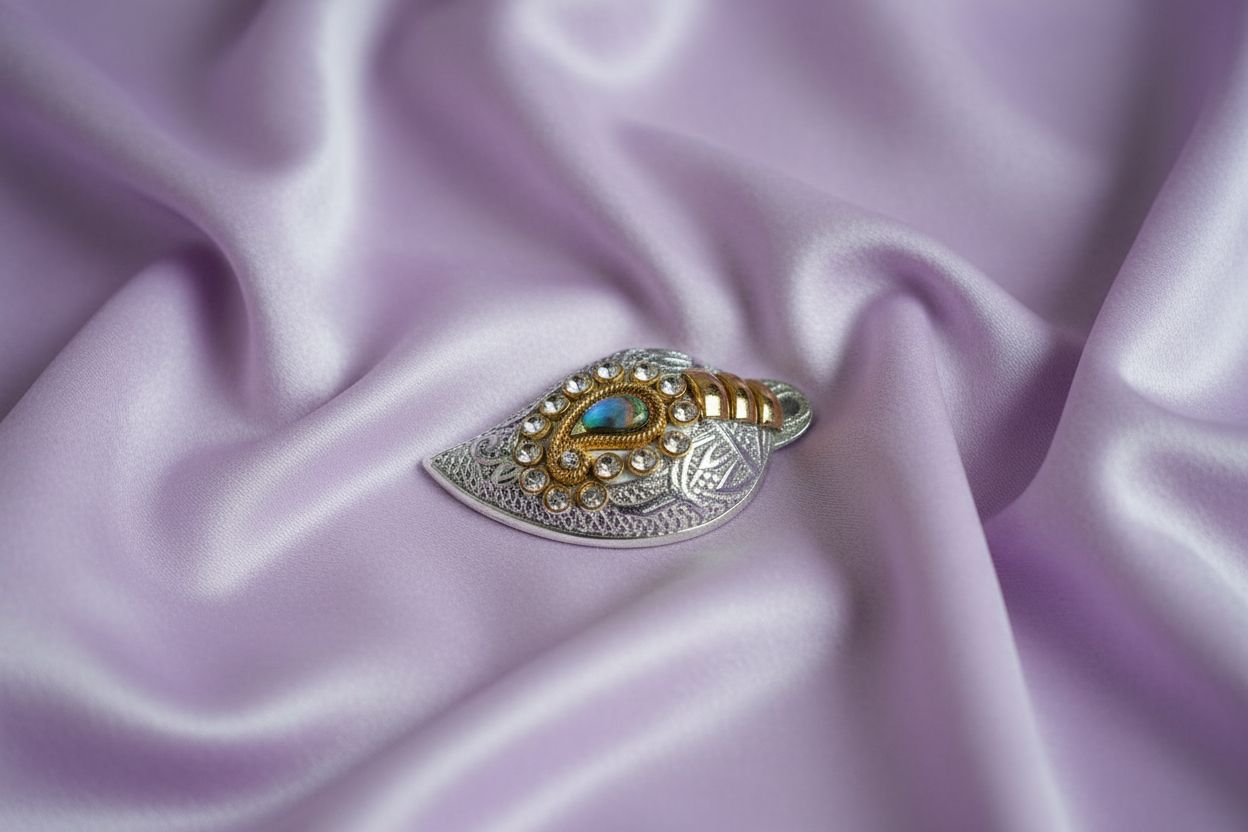  Peacock style - Sindoor Dani with Tilak Stick