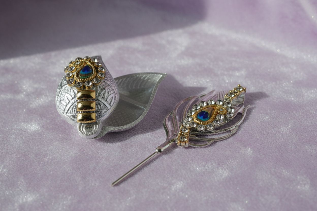  Peacock style - Sindoor Dani with Tilak Stick