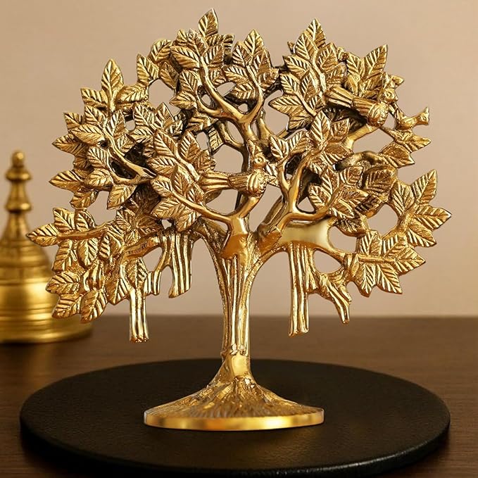 Golden Tree Decorative Sculpture