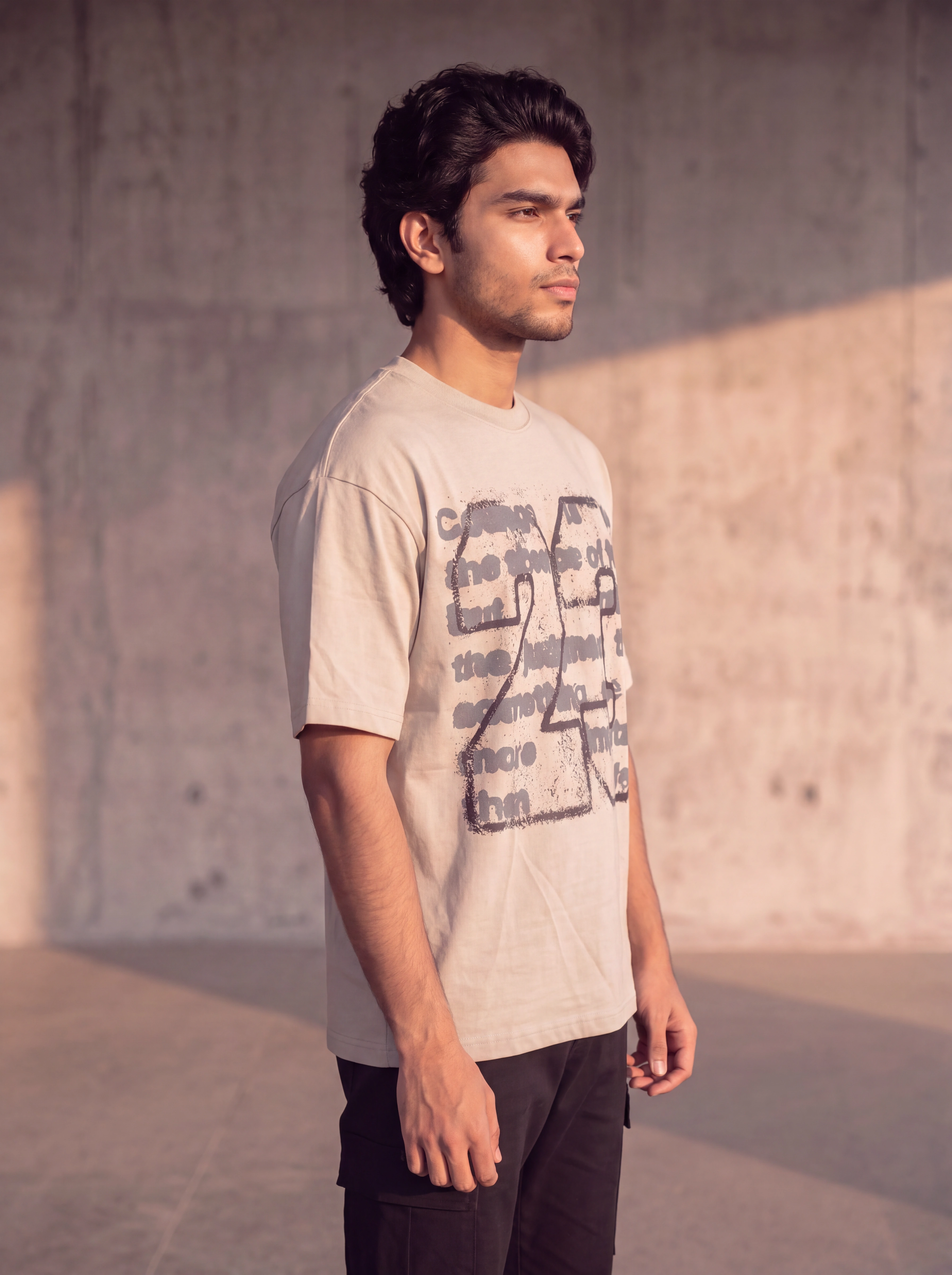 Relaxed Fit White Graphic T-Shirt | Premium Unisex Streetwear | Modrun
