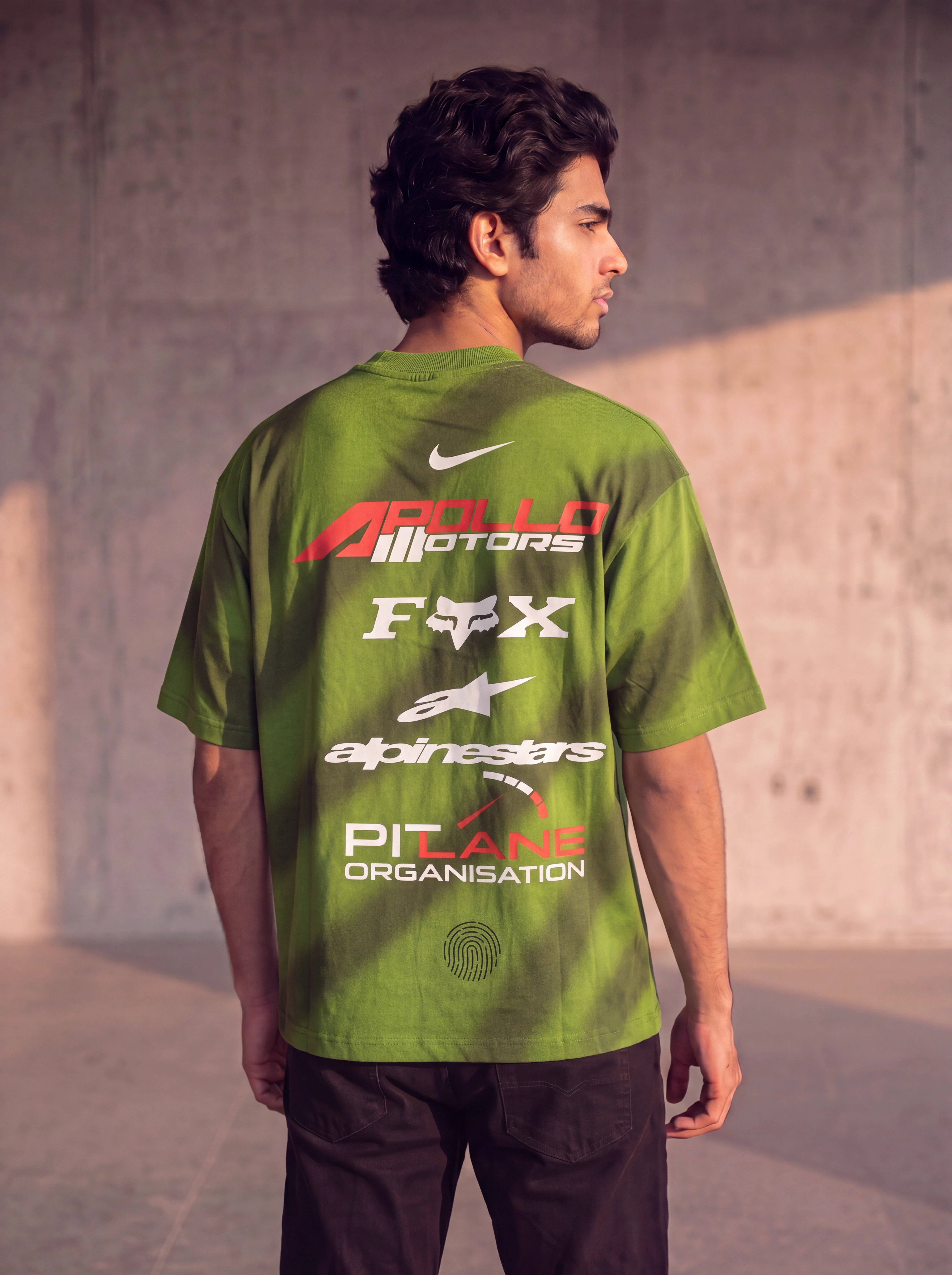 Oversized Green T Shirt