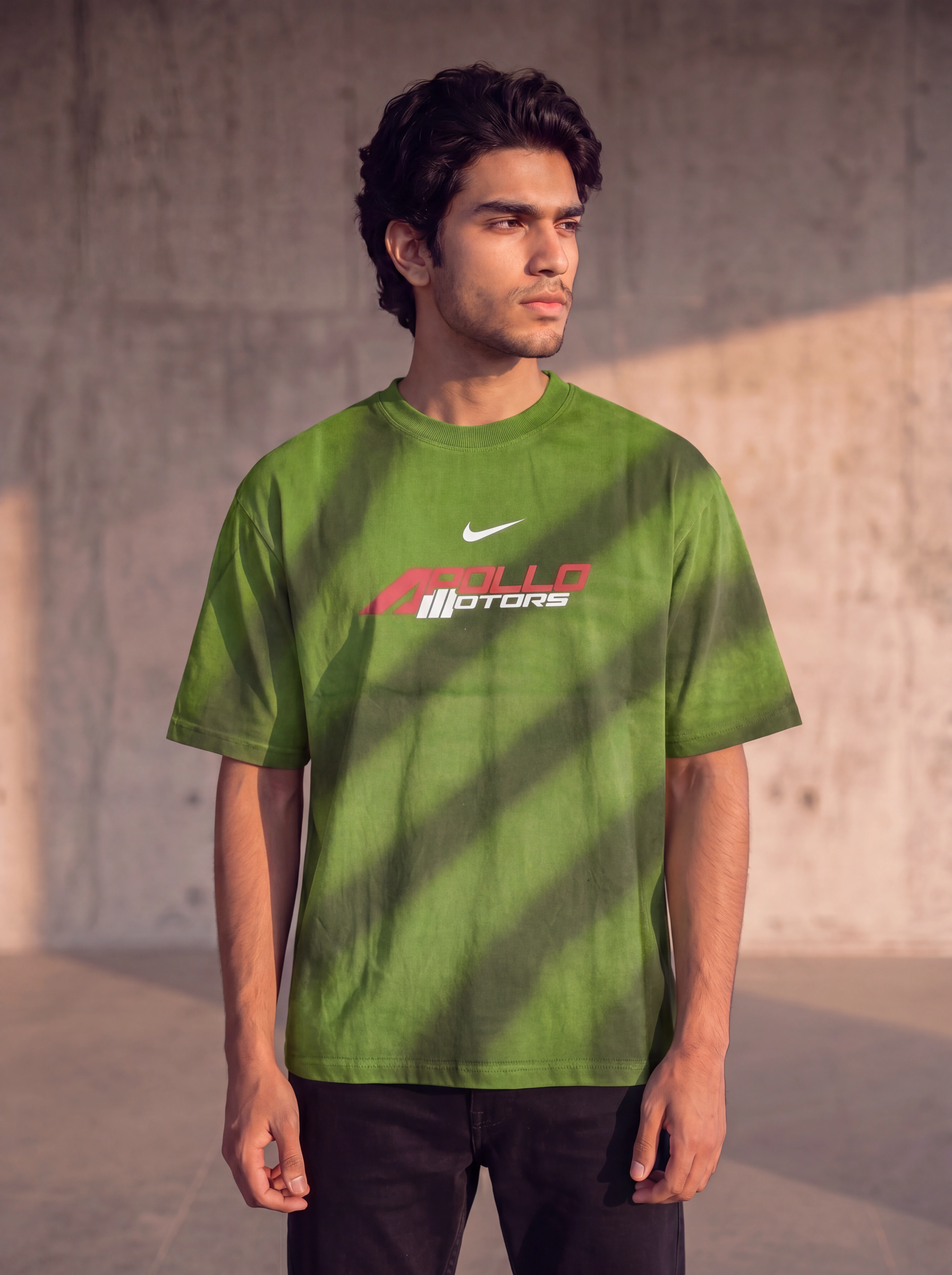 Oversized Green T Shirt