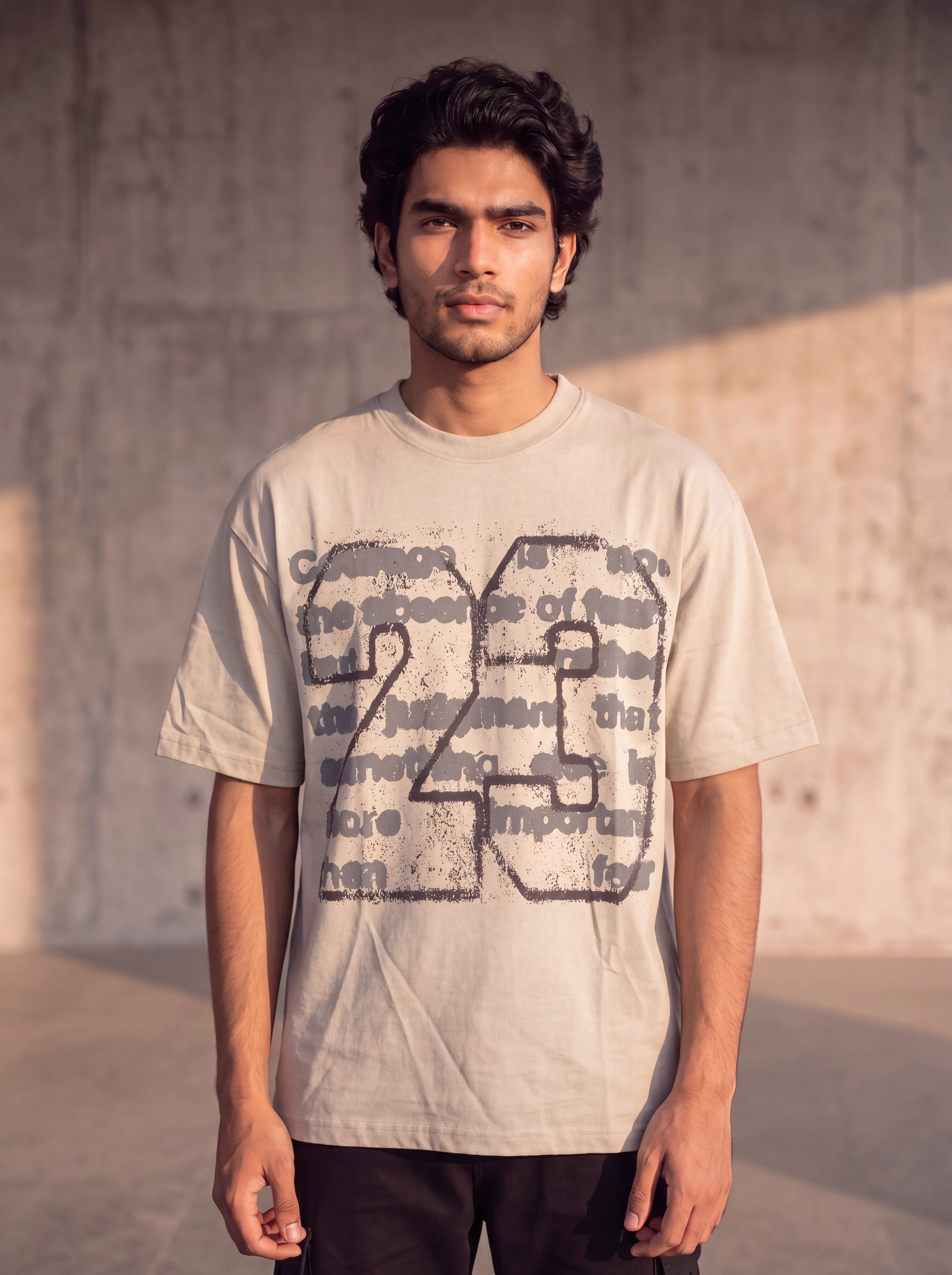 Relaxed Fit White Graphic T-Shirt | Premium Unisex Streetwear | Modrun