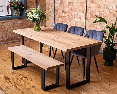 Modern Wooden Dining Table Set