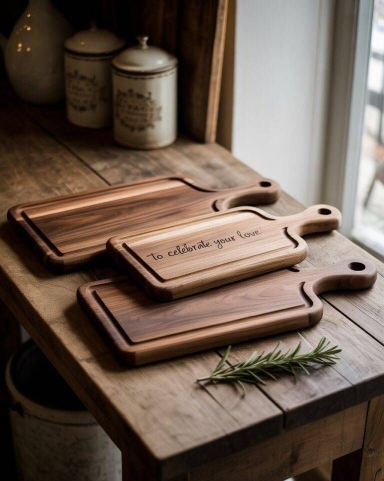 Planche à découper en bois personnalisée