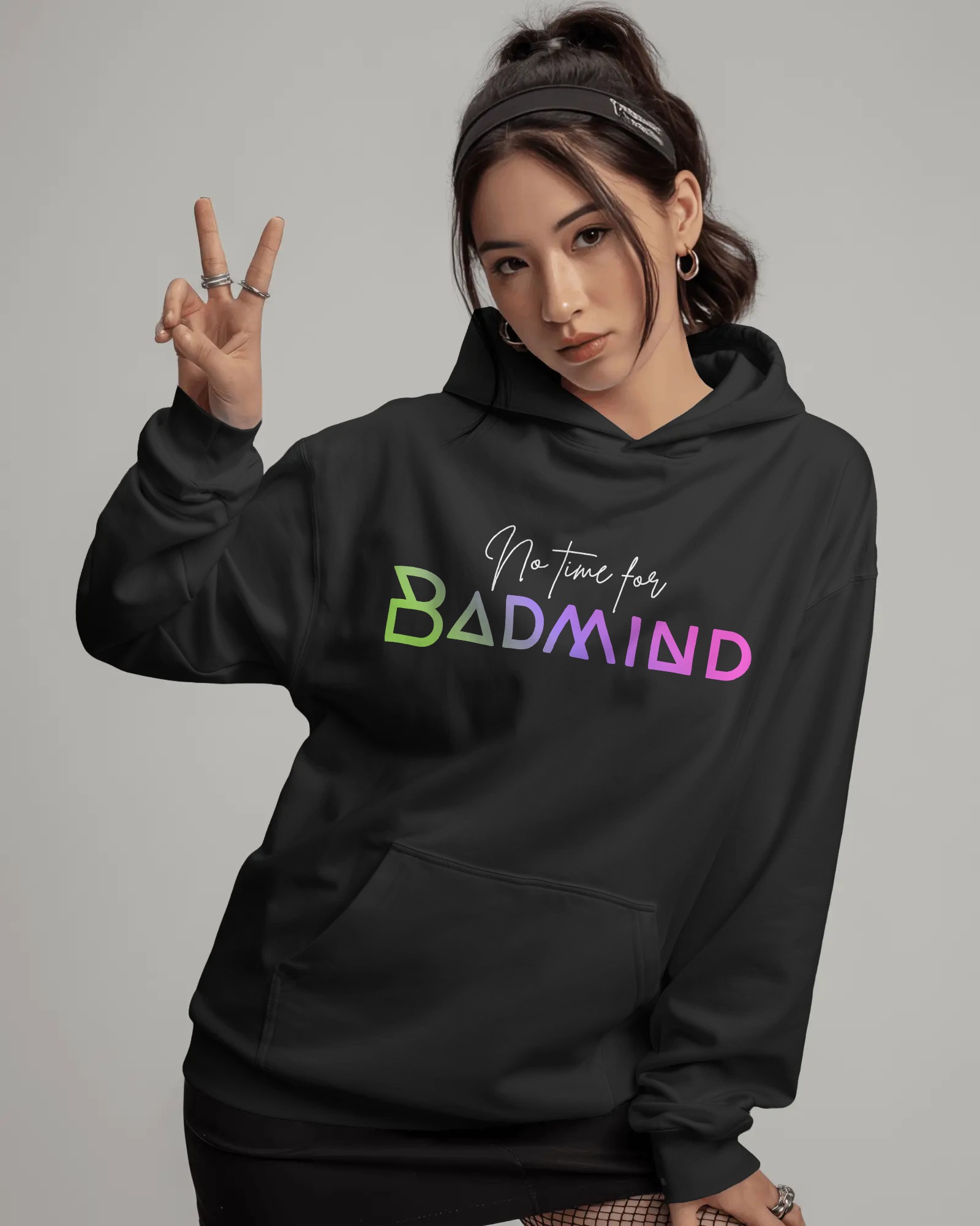 Hoodie "No Time for Badmind" 