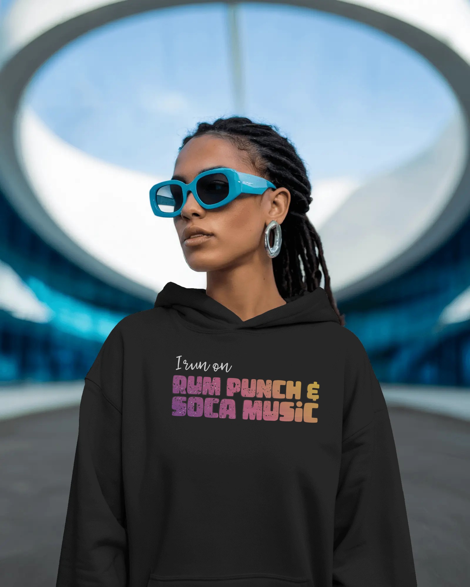 Hoodie "Rum Punch & Soca Music" 