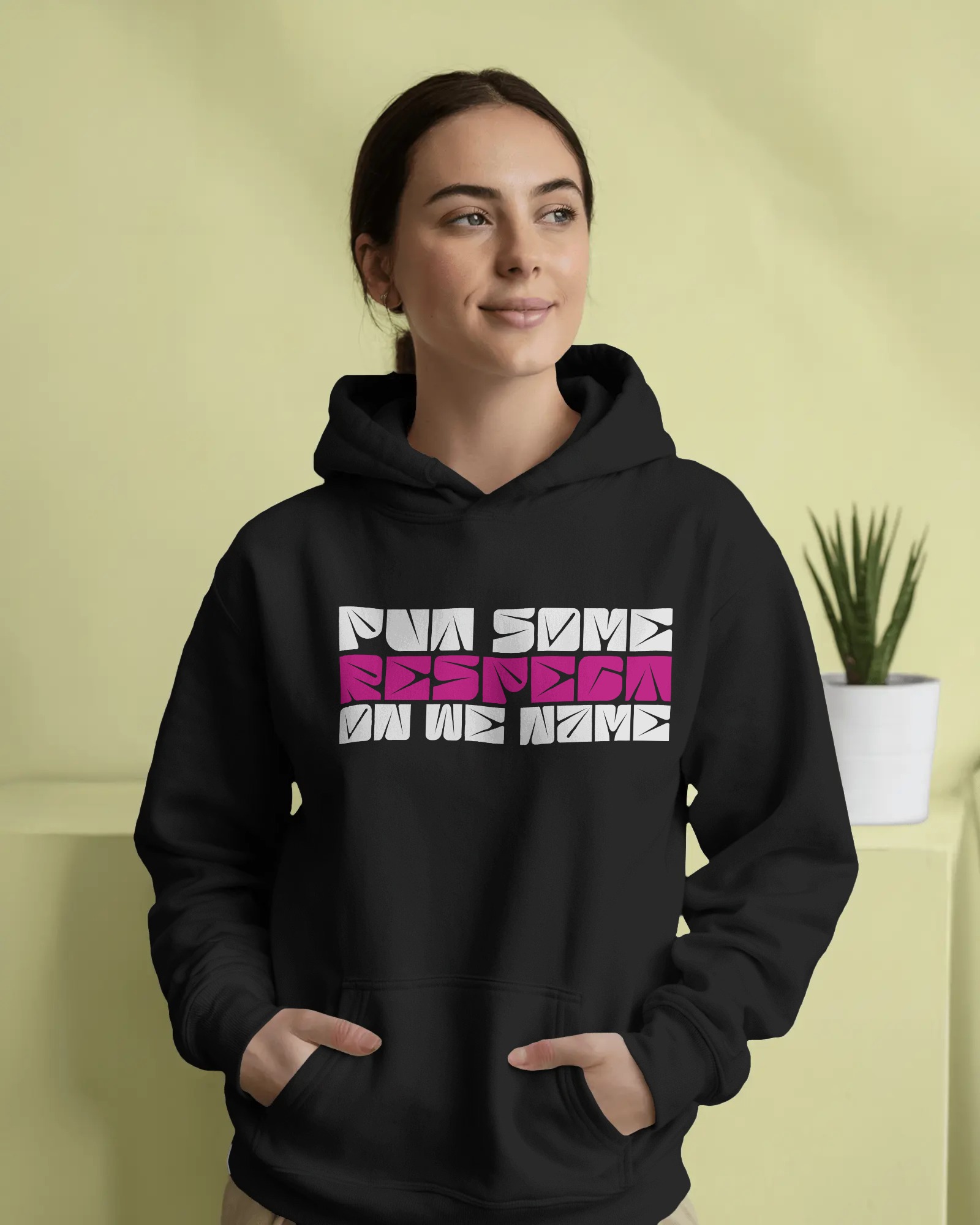 Hoodie "Put some Respect on we Name" 