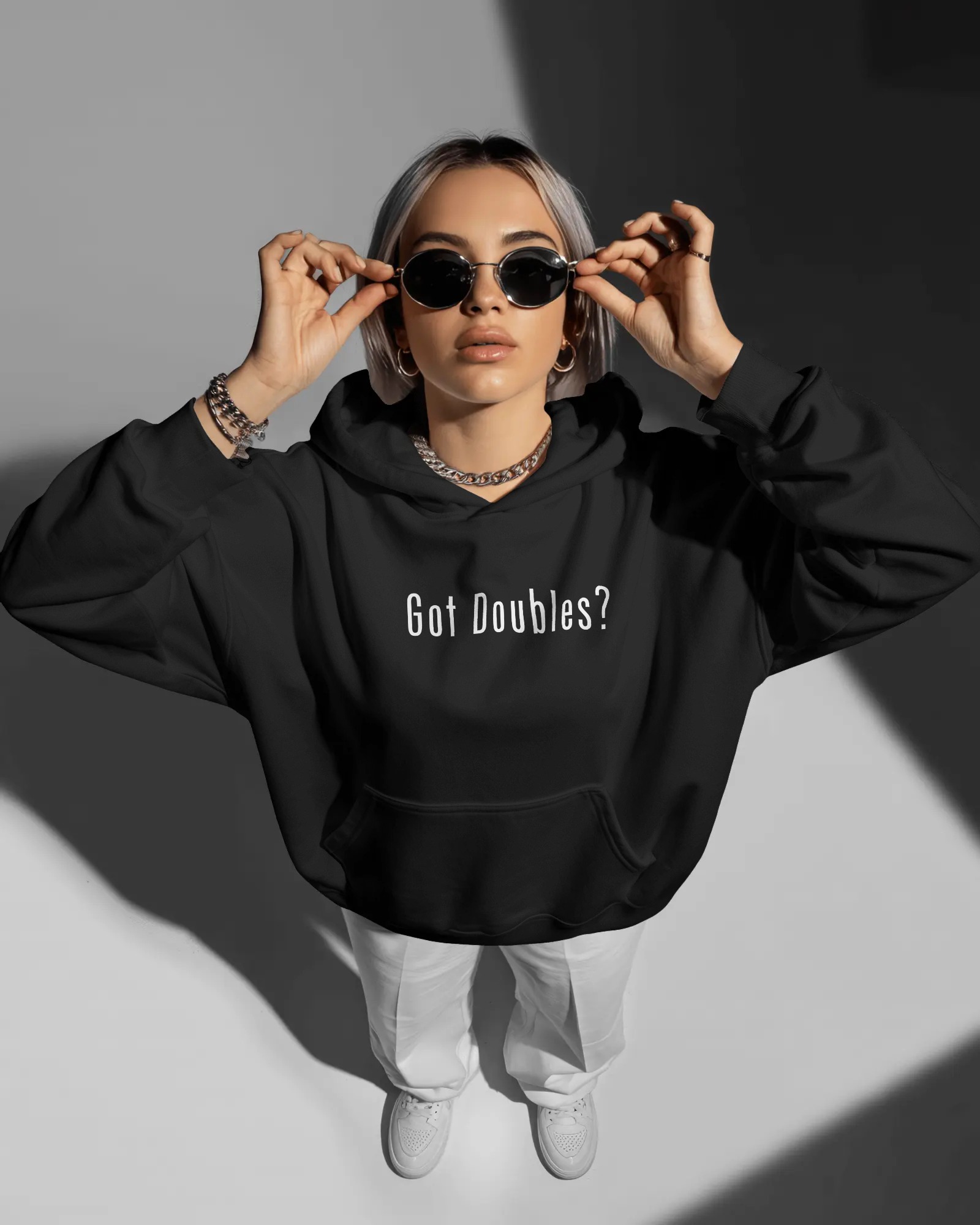 Hoodie "Got Doubles?" 