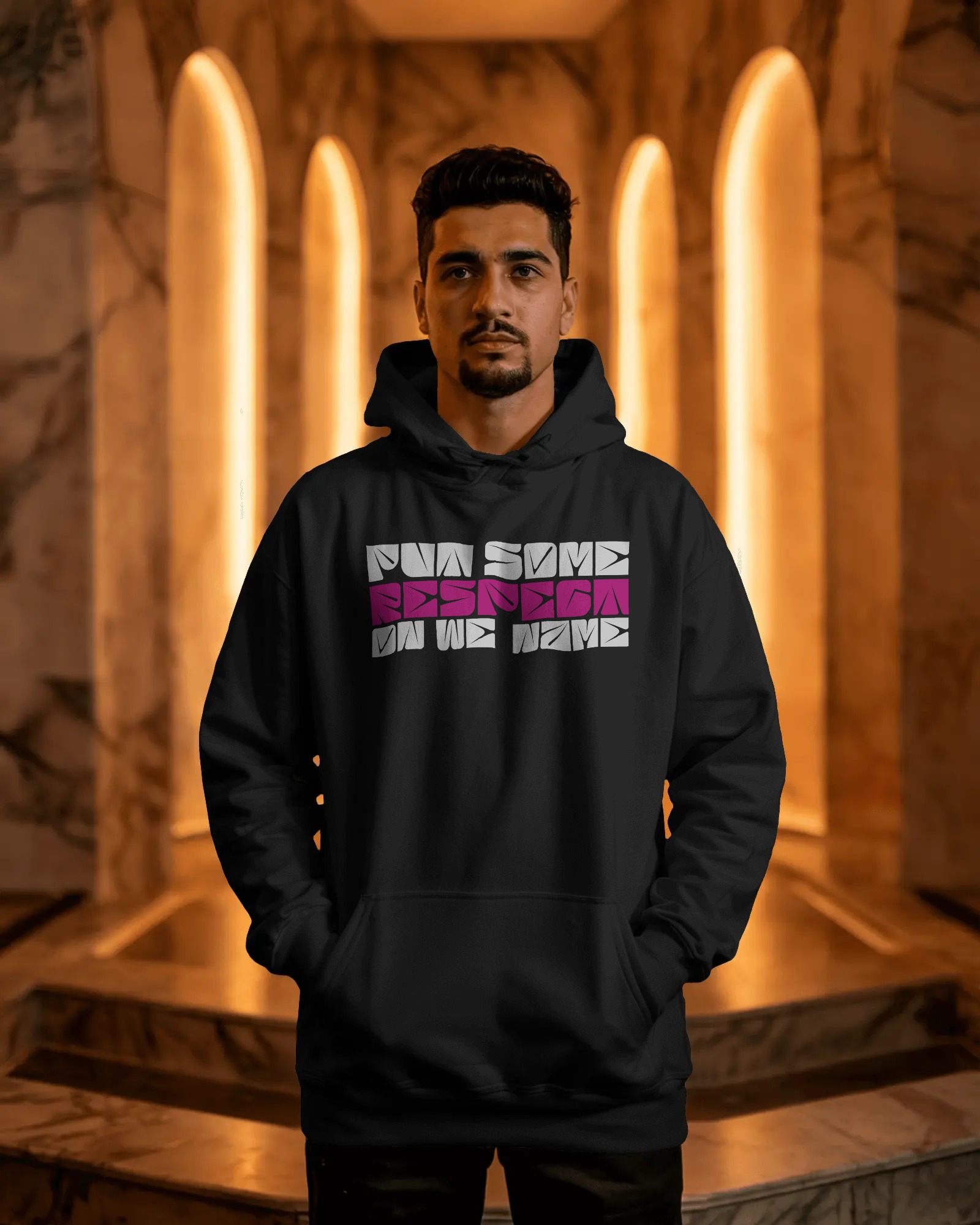 Hoodie "Put some Respect on we Name" 