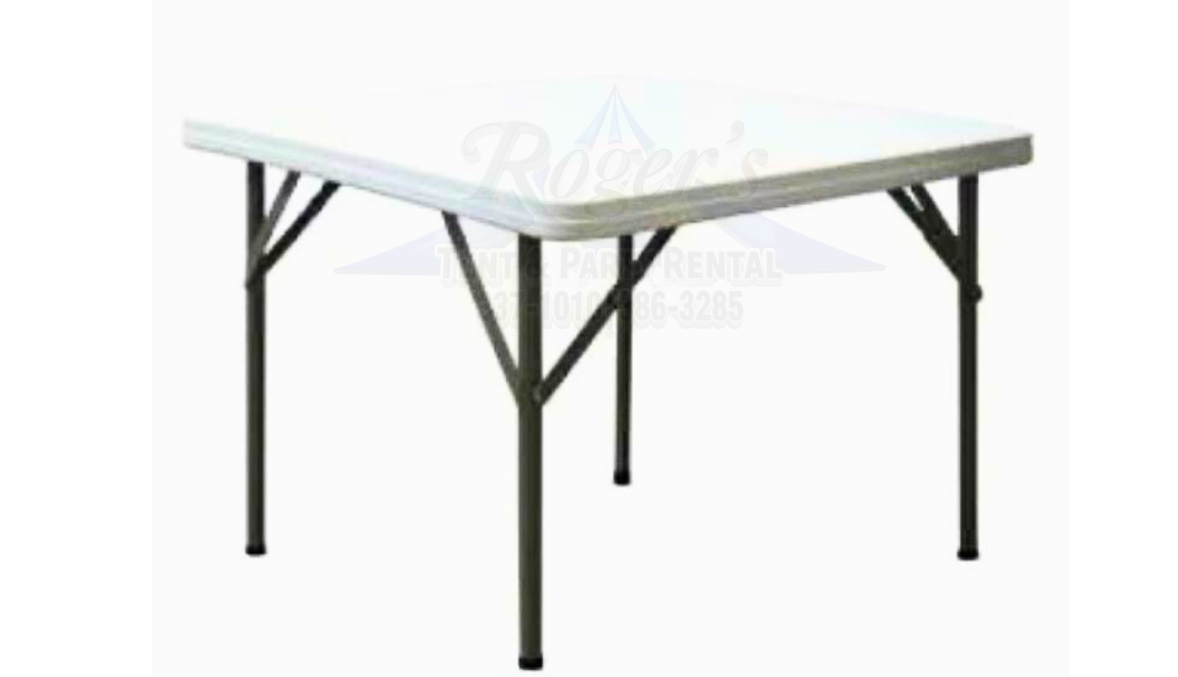 Folding 3ft Square Table