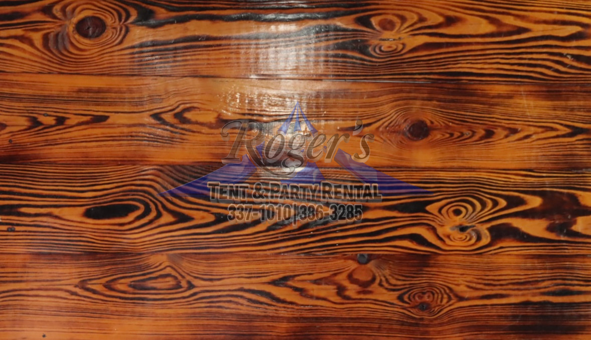 Rustic Dark Wooden Table 