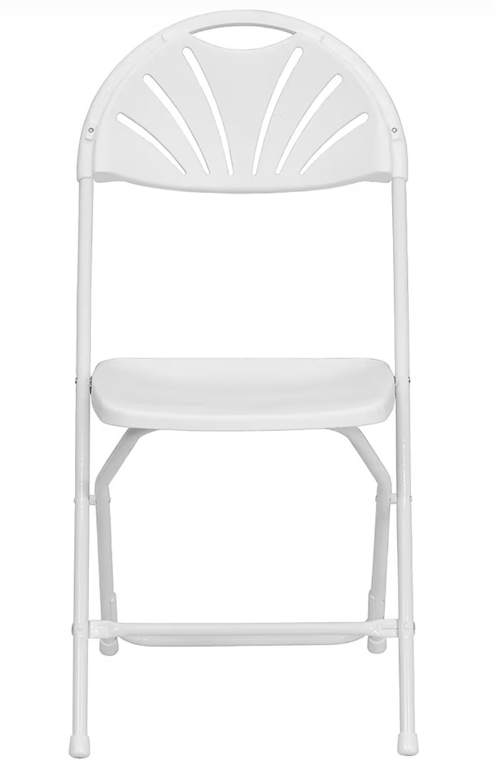 All White Folding Chair