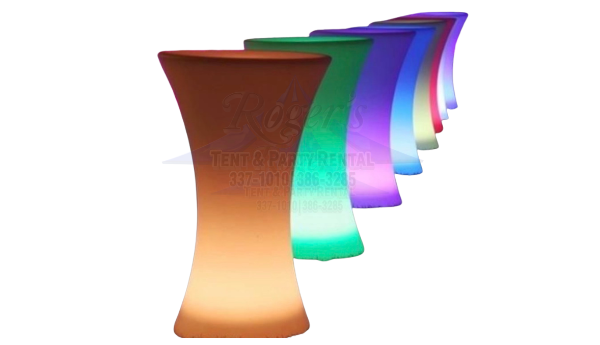 LED Glow Cocktail Tables