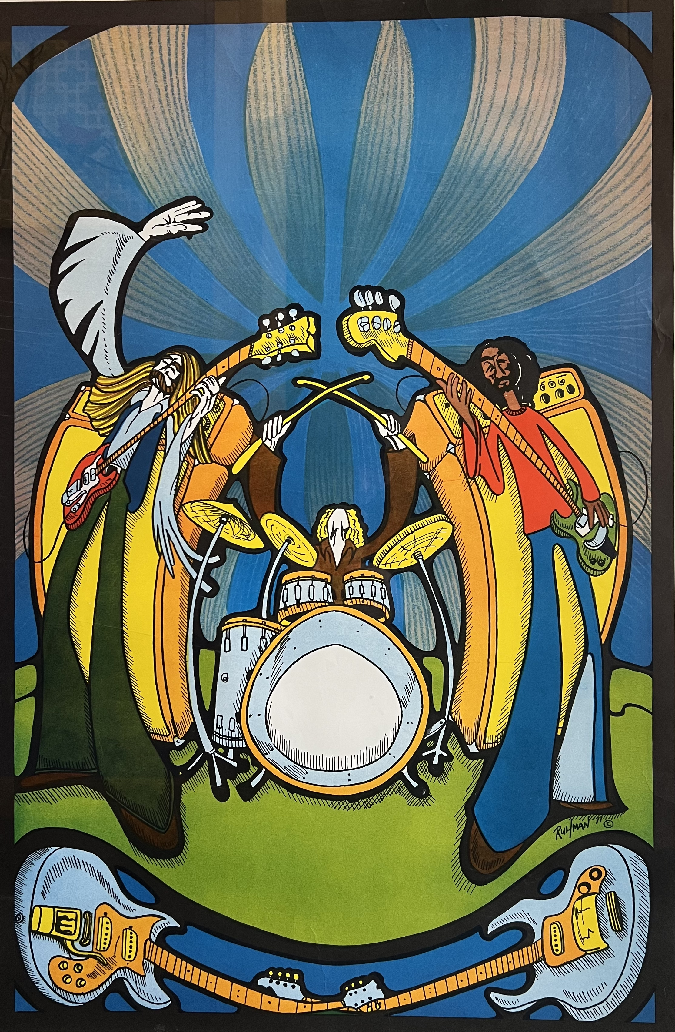 Psychedelic 60's Prints, Magnets, Stickers 