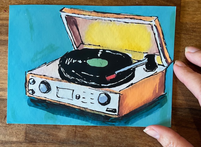 Colorful 80's style prints