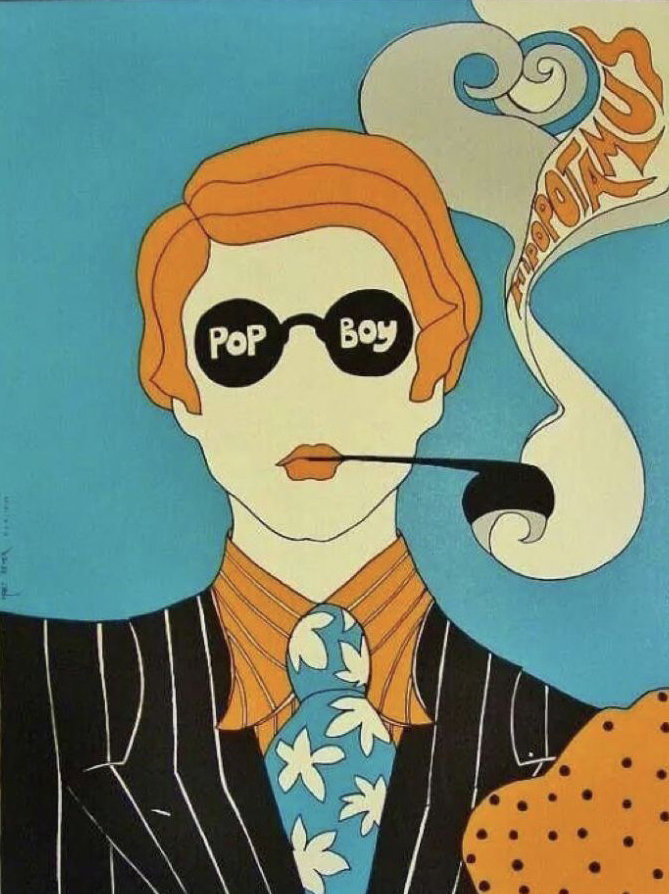 Psychedelic 60's Prints, Magnets, Stickers 