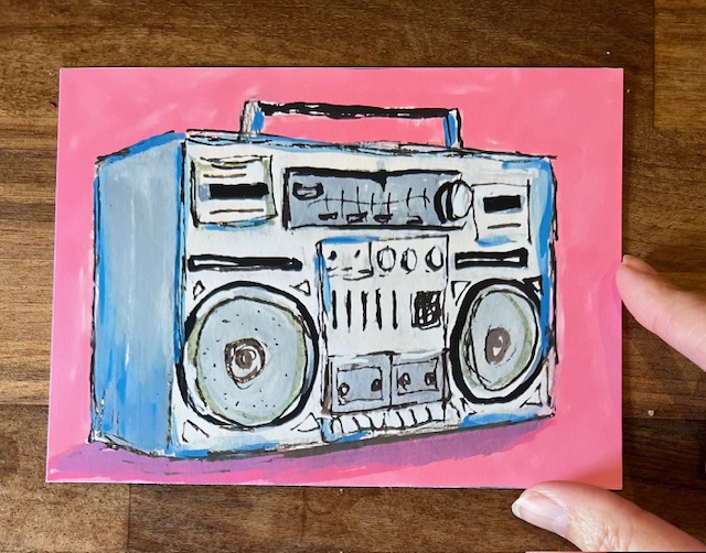 Colorful 80's style prints