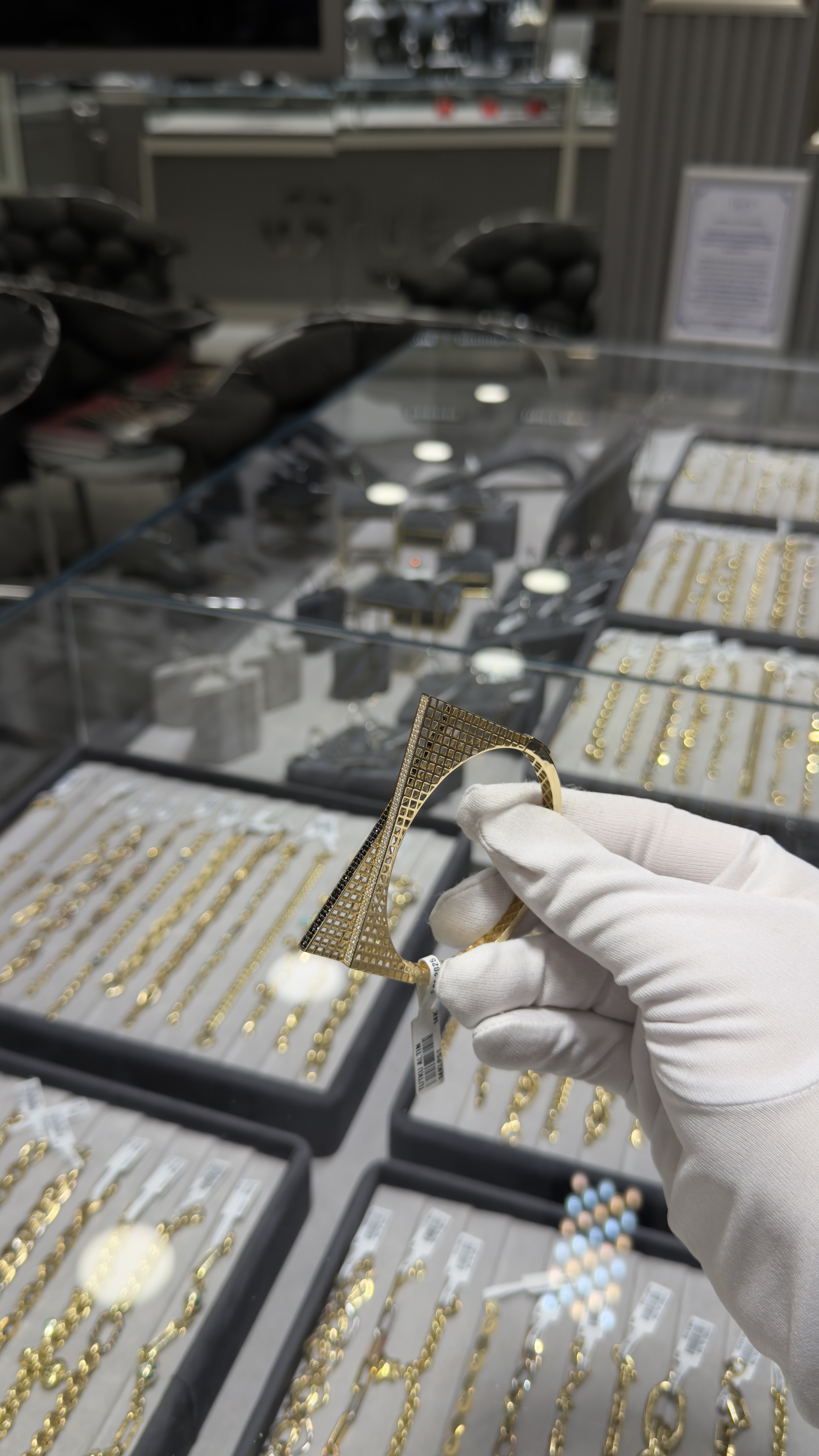 Siyah & Beyaz - Geometrik Kelepçe