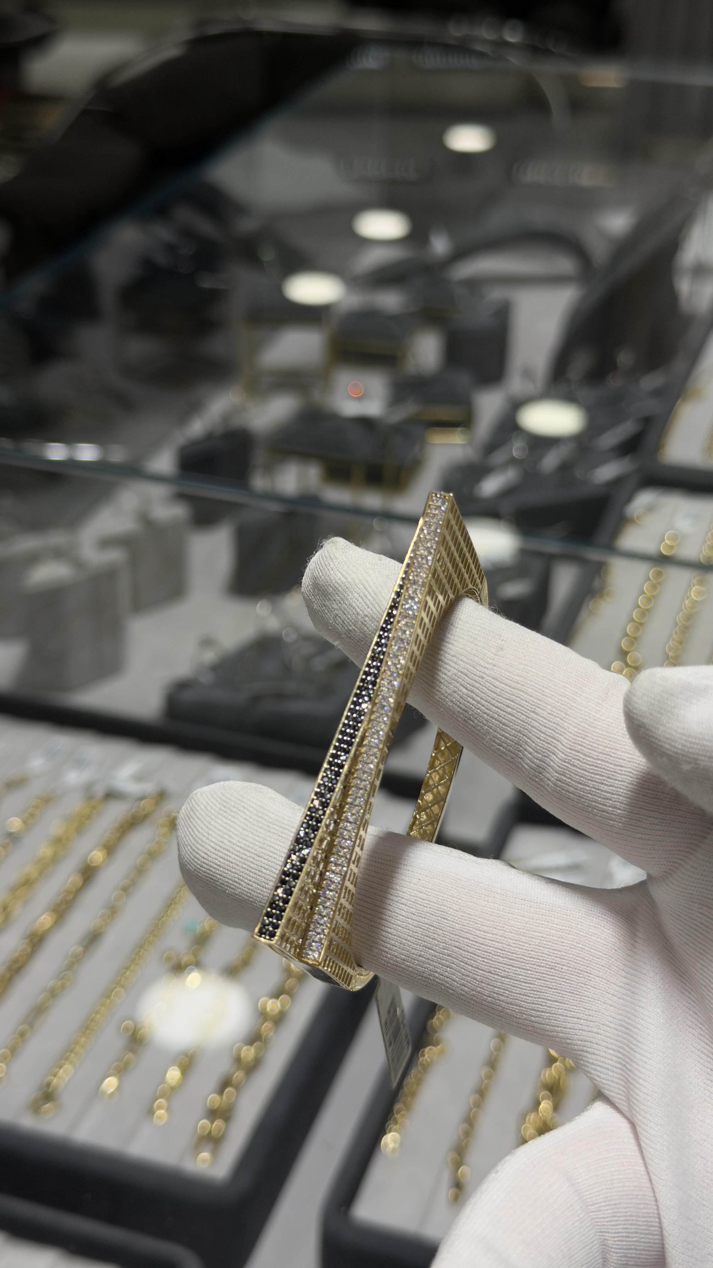 Siyah & Beyaz - Geometrik Kelepçe