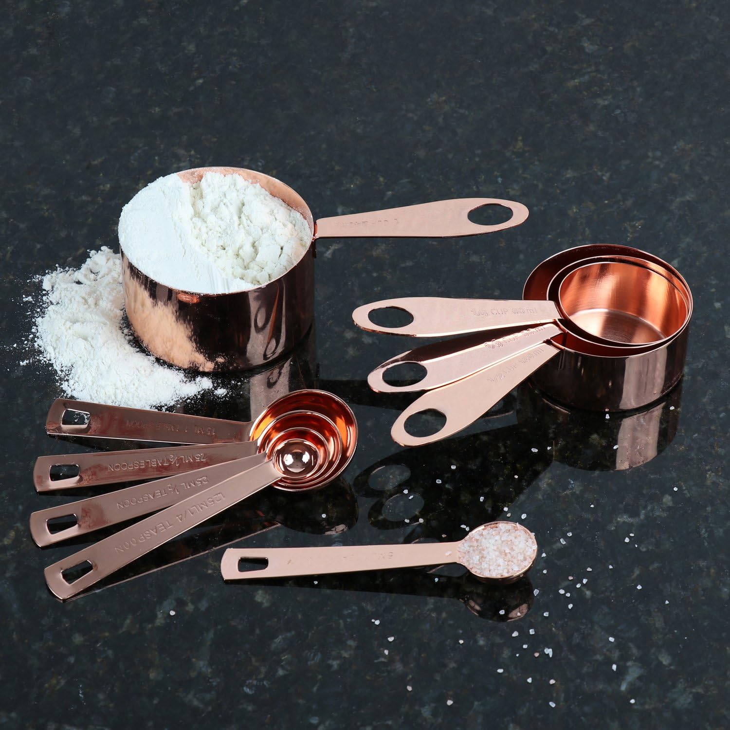 Copper Plated Measuring Set