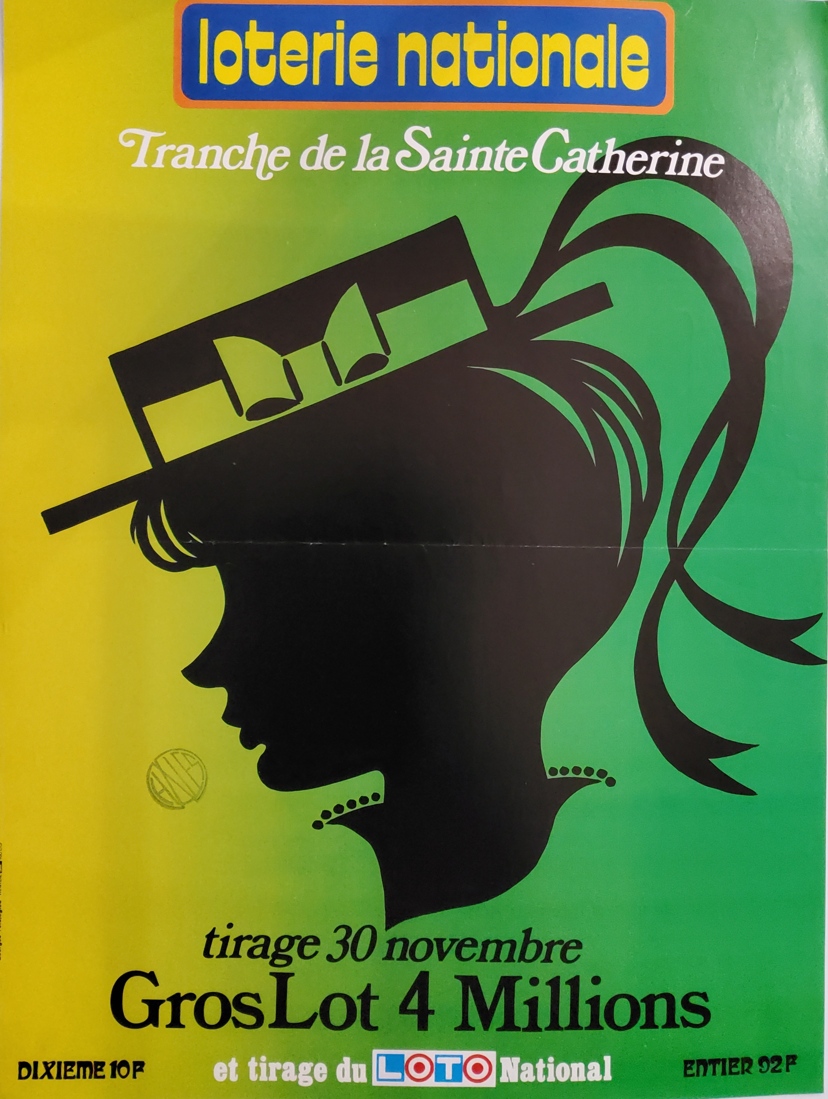 Loterie nationale - Tranche de la Ste Catherine - 30 novembre