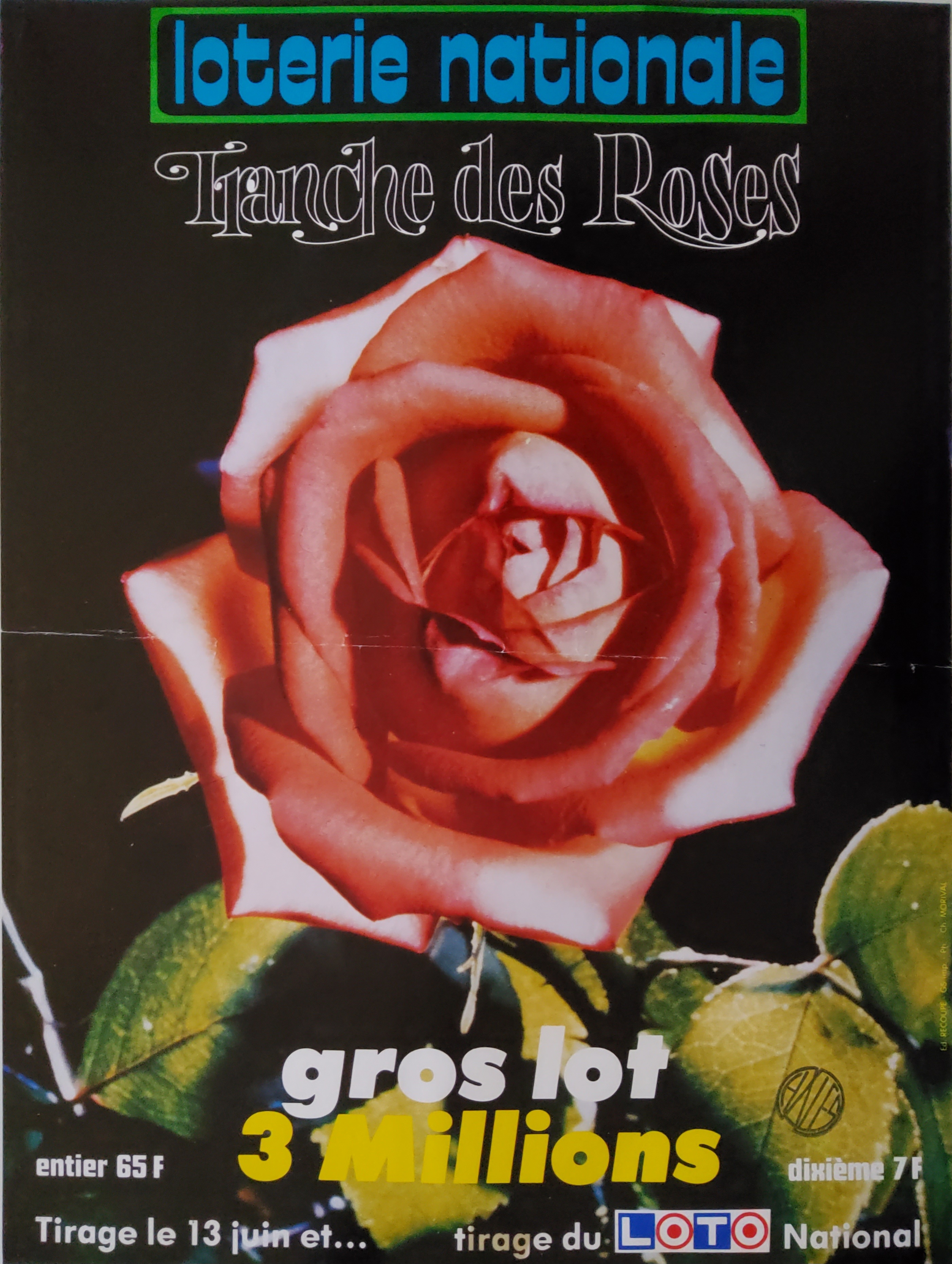 Loterie nationale - Tranche des roses - 13 juin