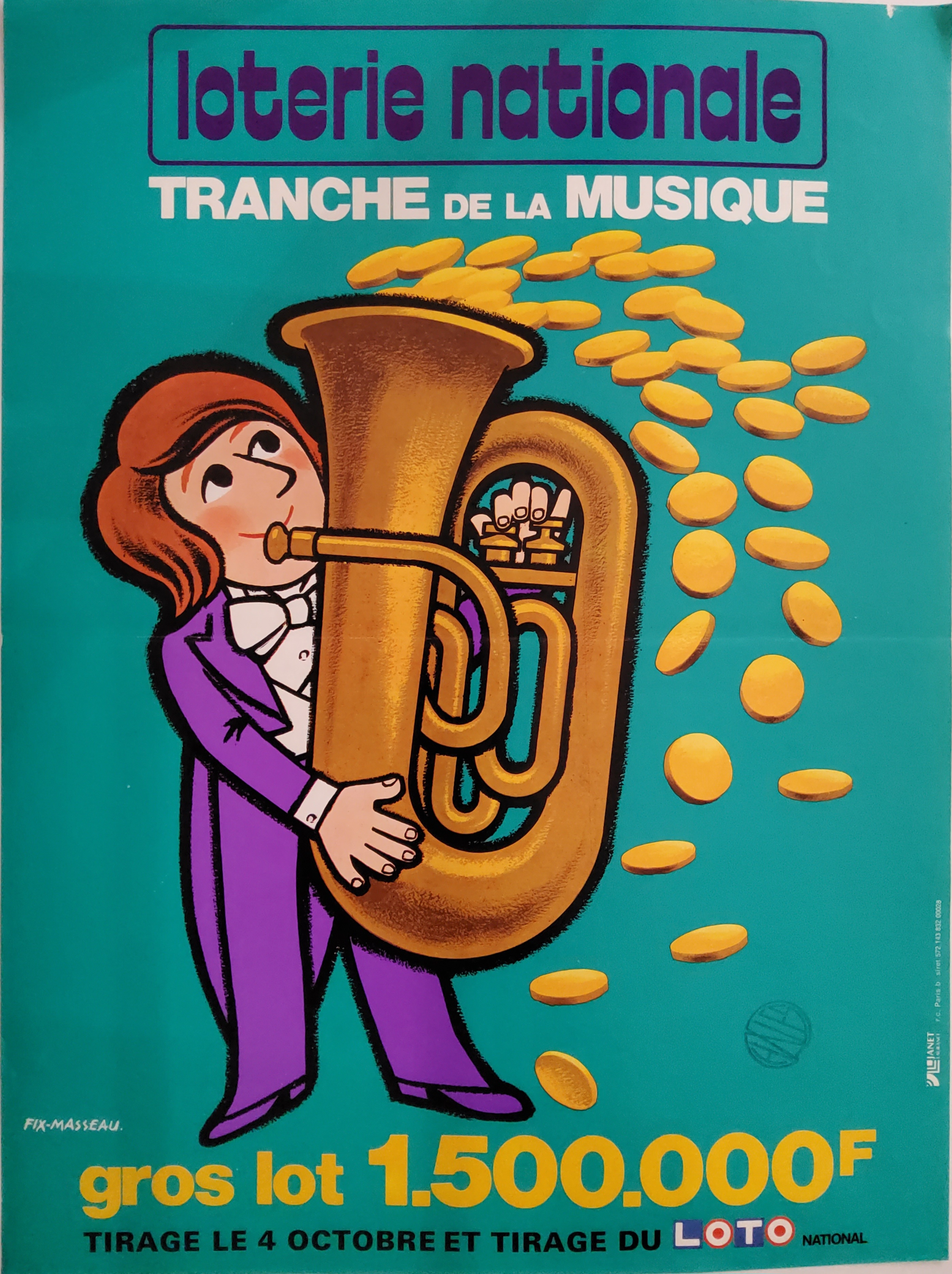 Loterie nationale - Tranche de la musique - 4 octobre