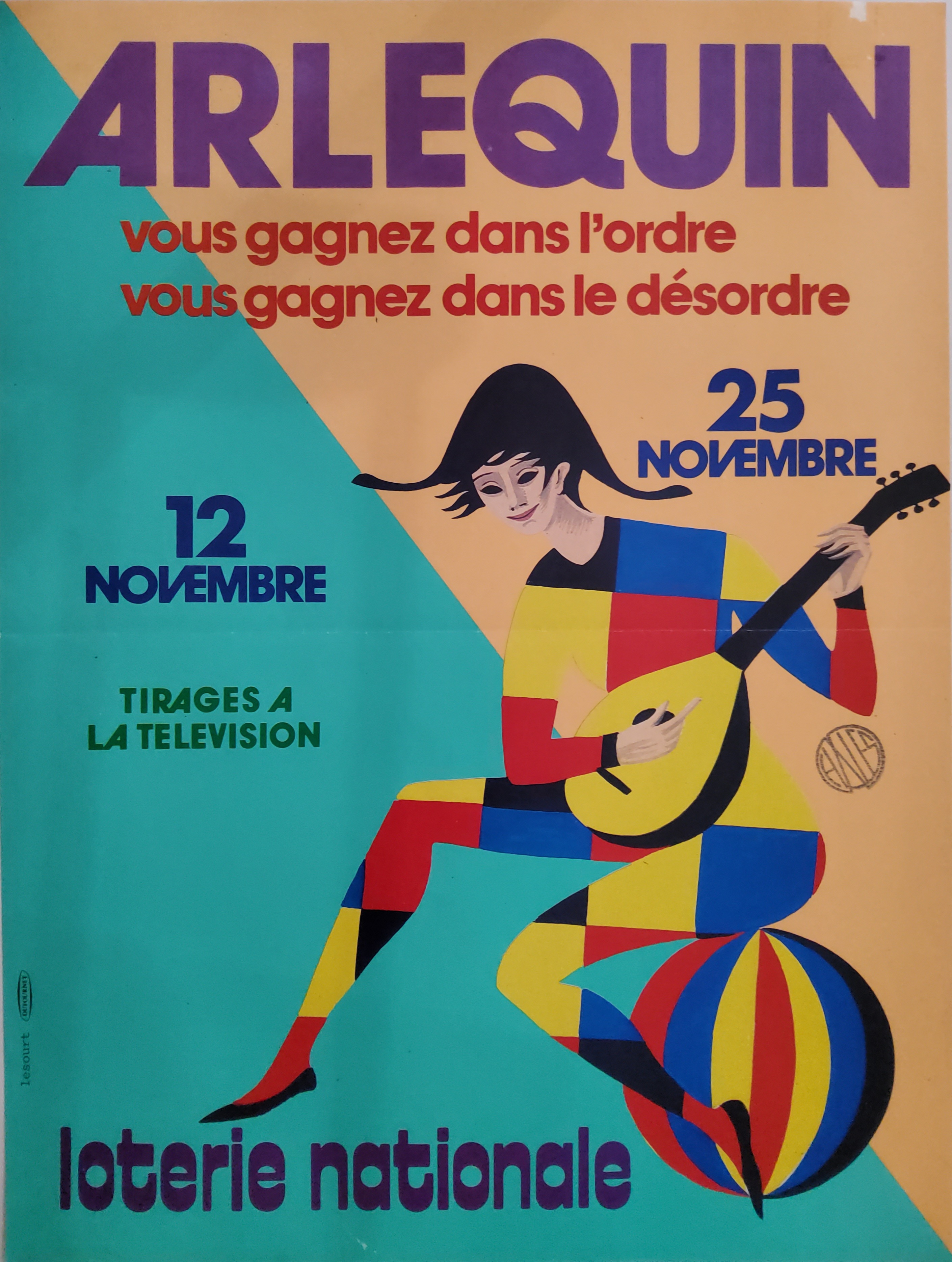 Loterie nationale - Arlequin - 12 novembre