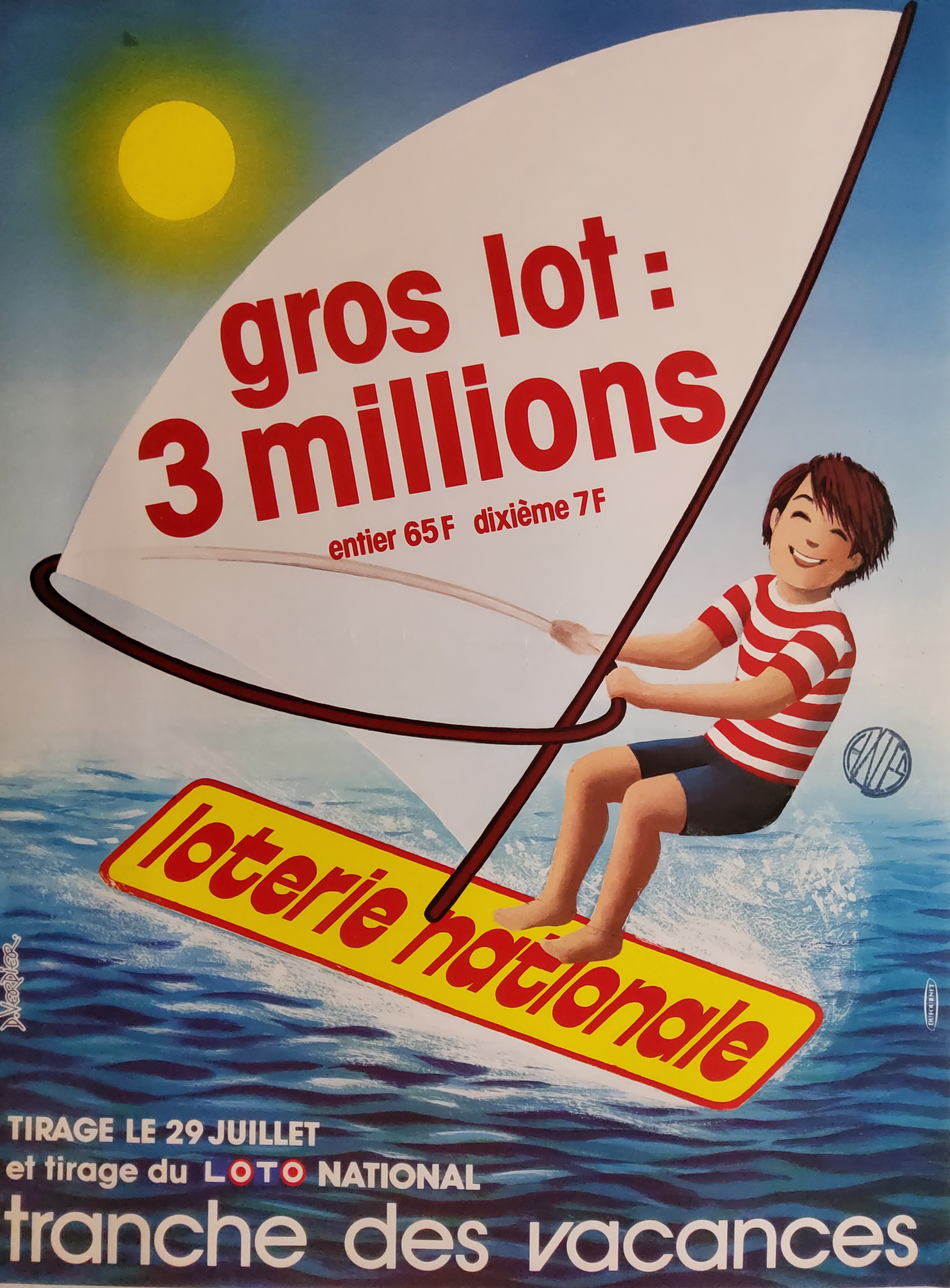 Loterie nationale - Tranche des vacances - 29 juillet