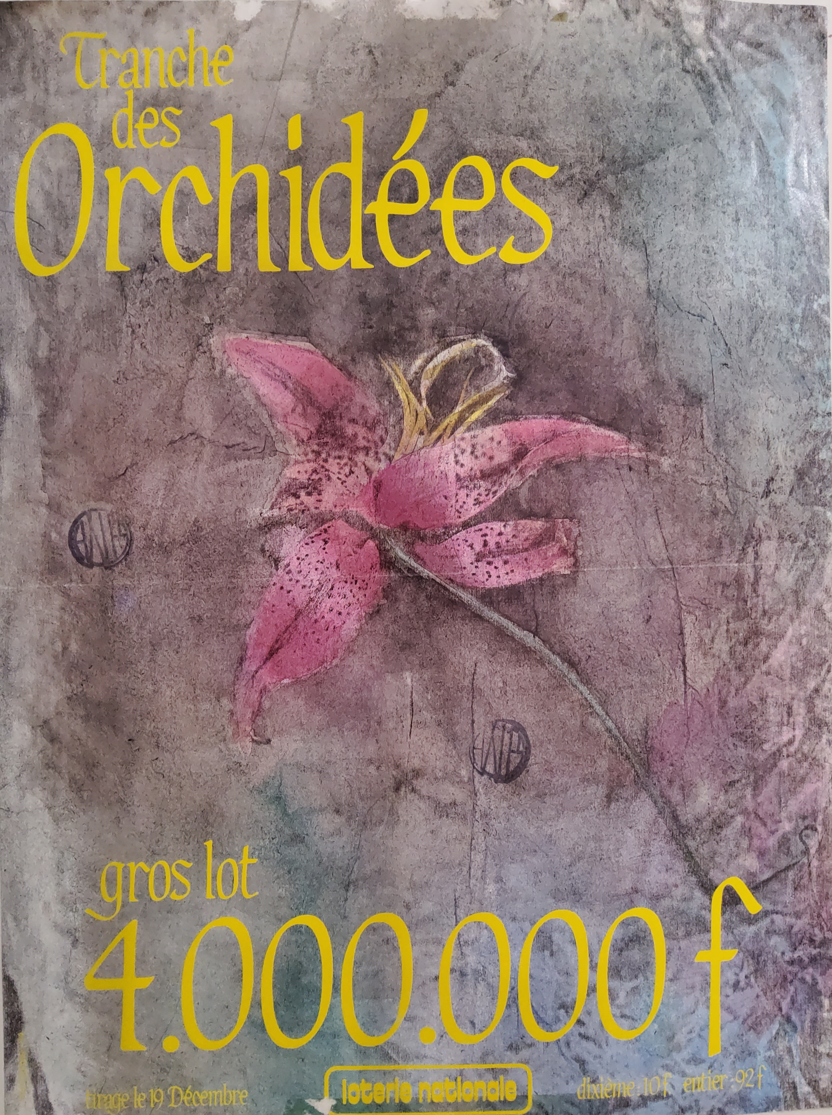 Loterie nationale - Tranche des orchidées - 19 décembre
