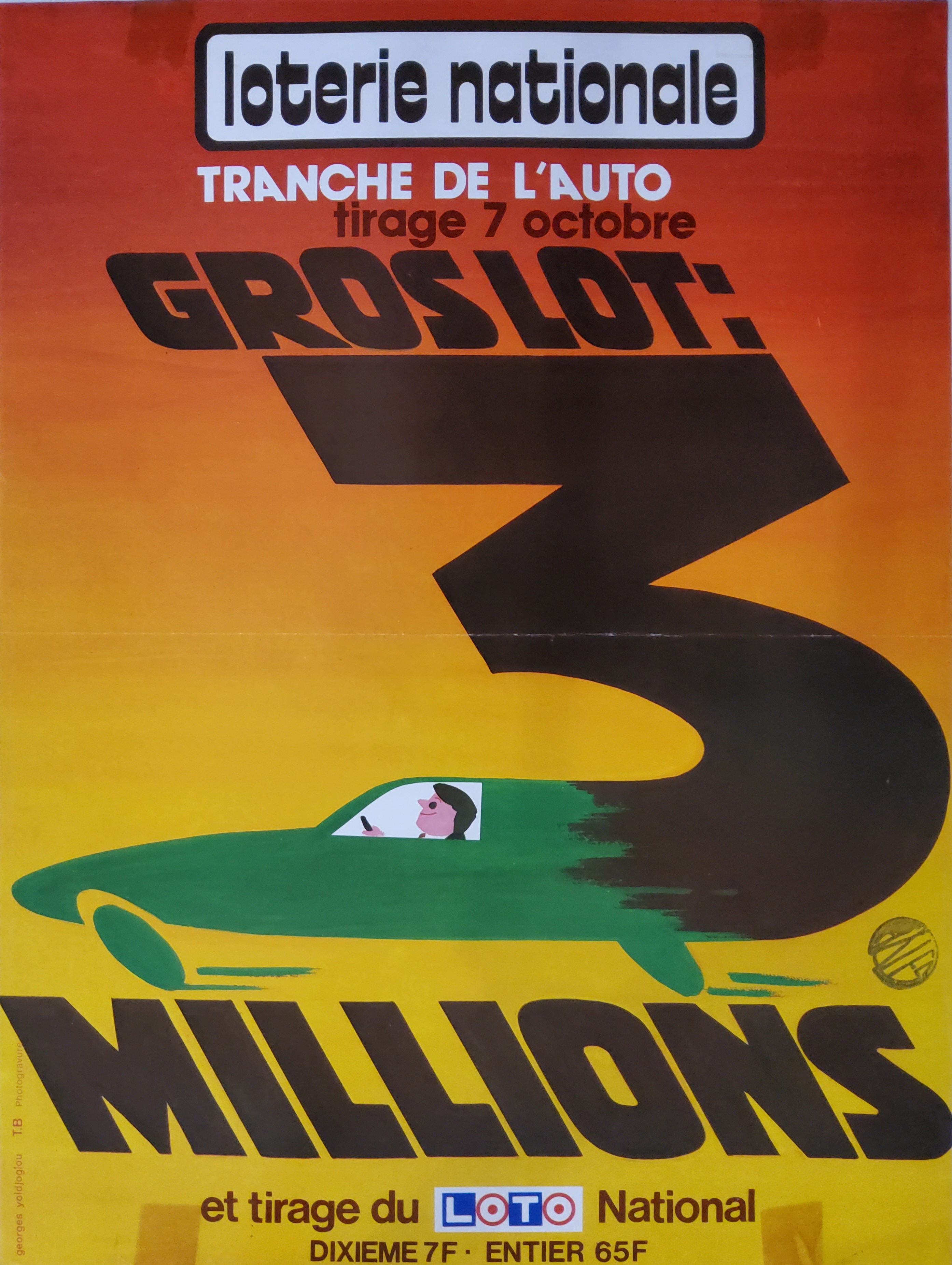 Loterie nationale - Tranche de l'auto - 7 octobre