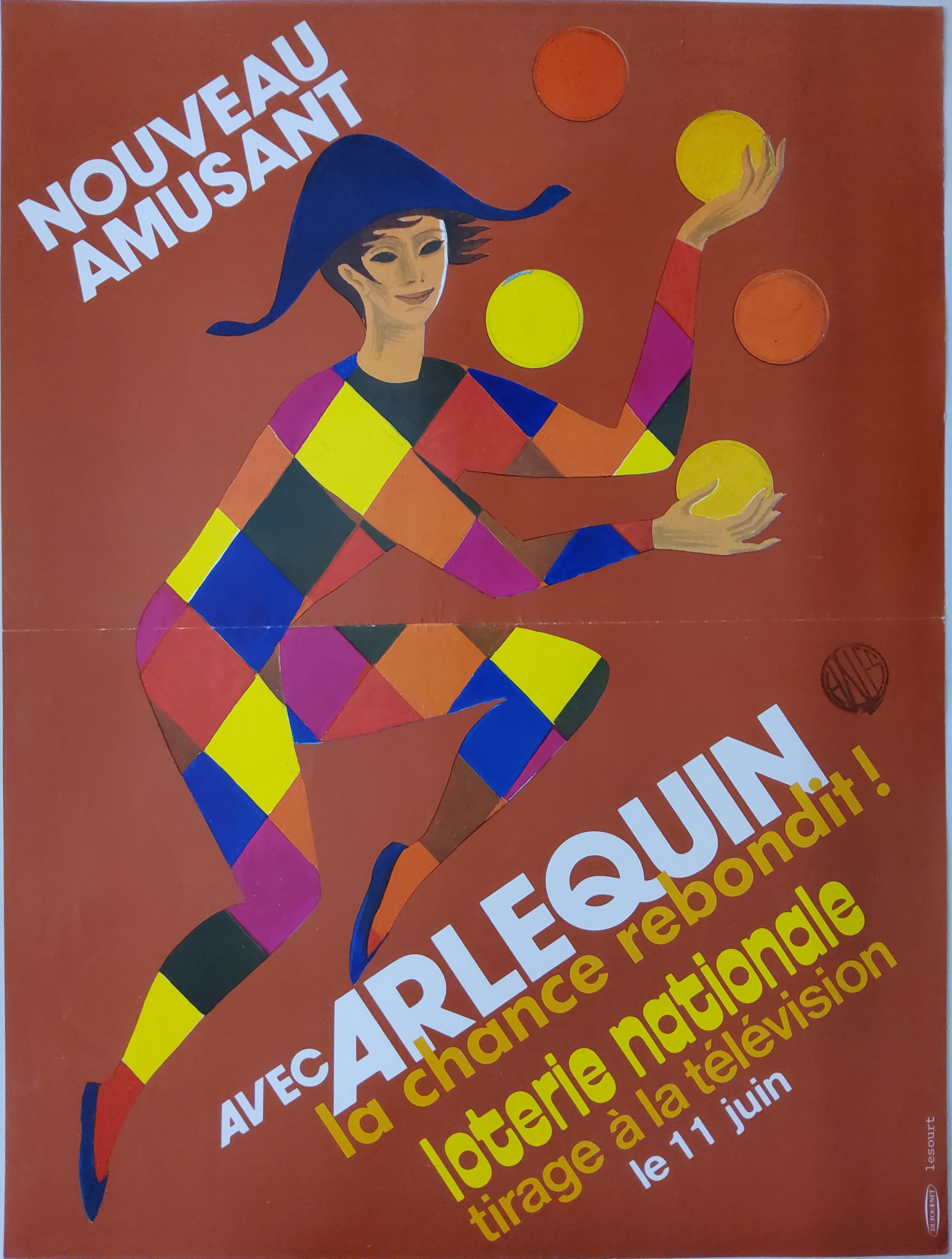 Loterie nationale - Arlequin - 11 juin