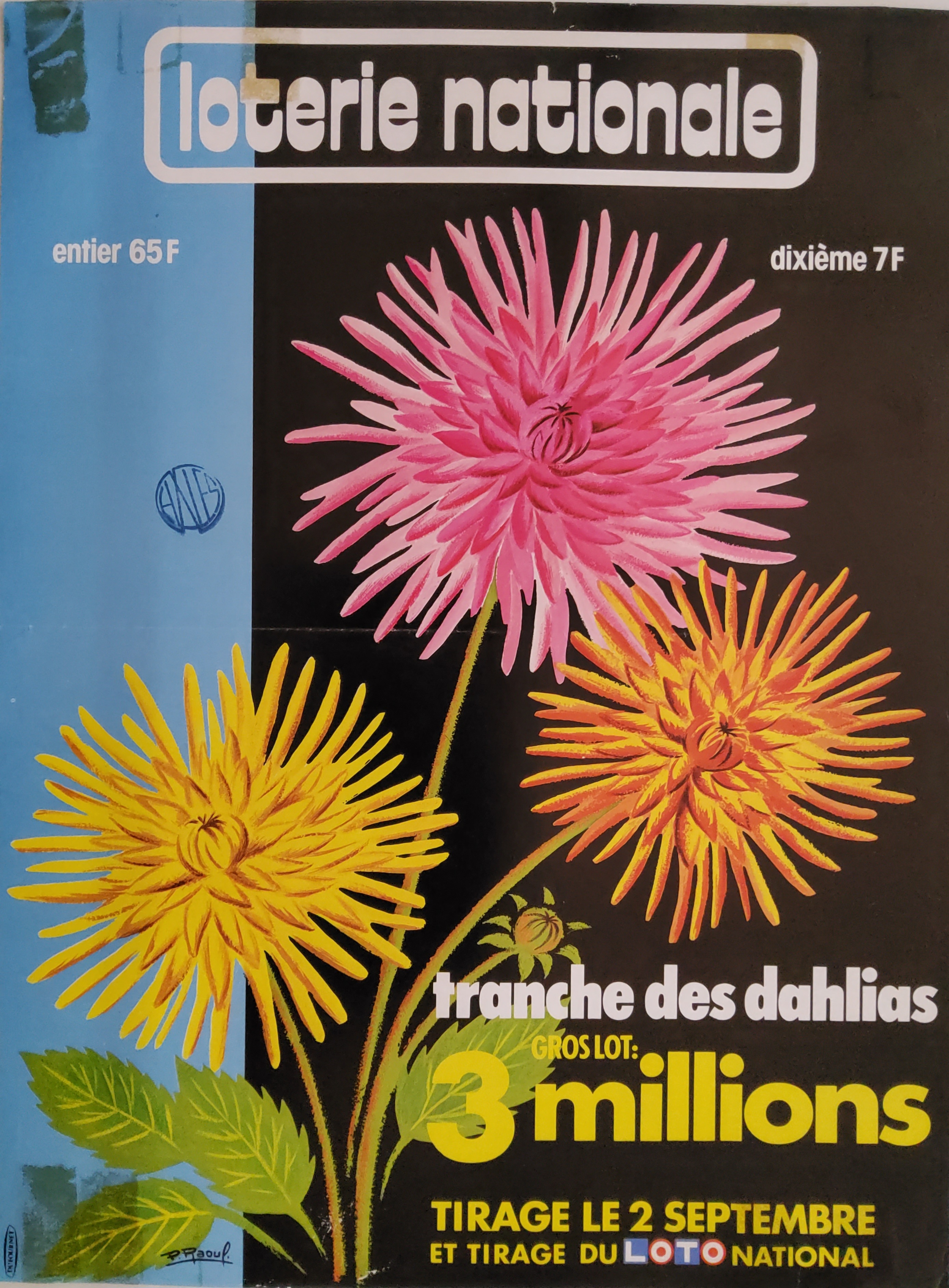 Loterie nationale - Tranche des dahlias - 2 septembre