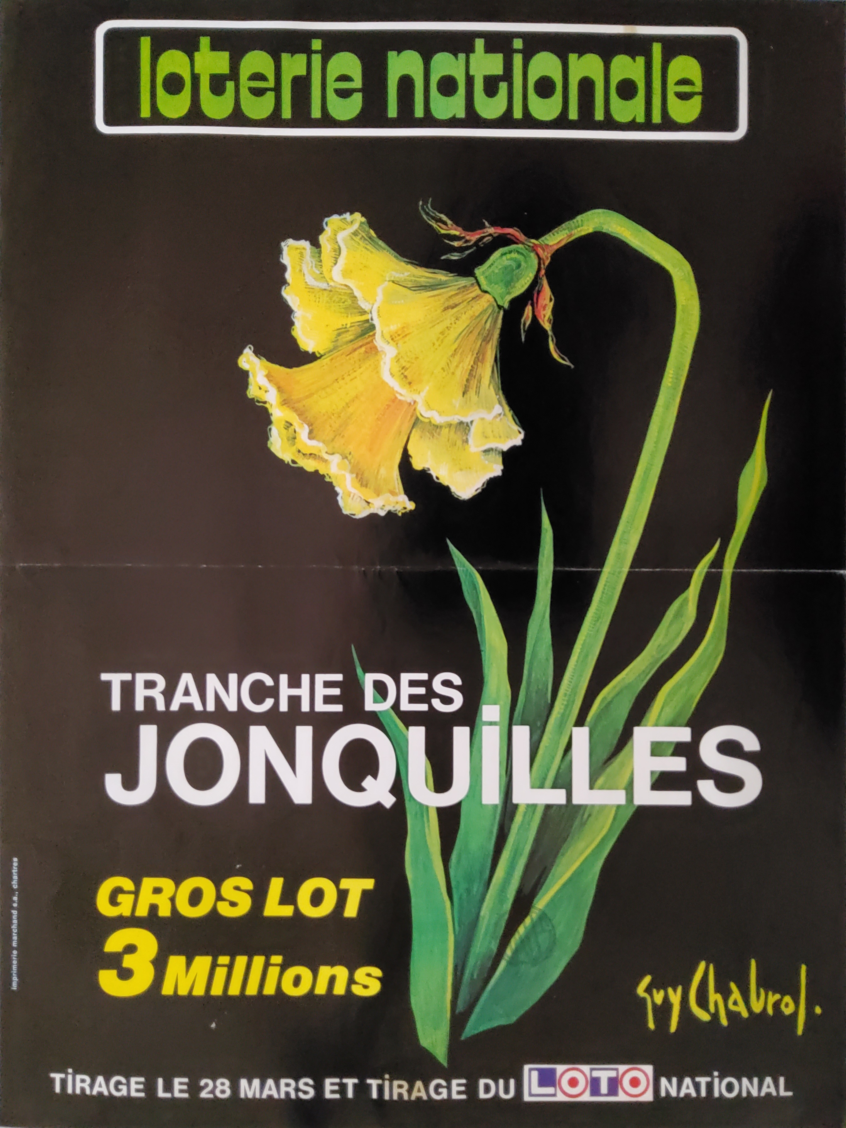 Loterie nationale - Tranche des jonquilles - 28 mars