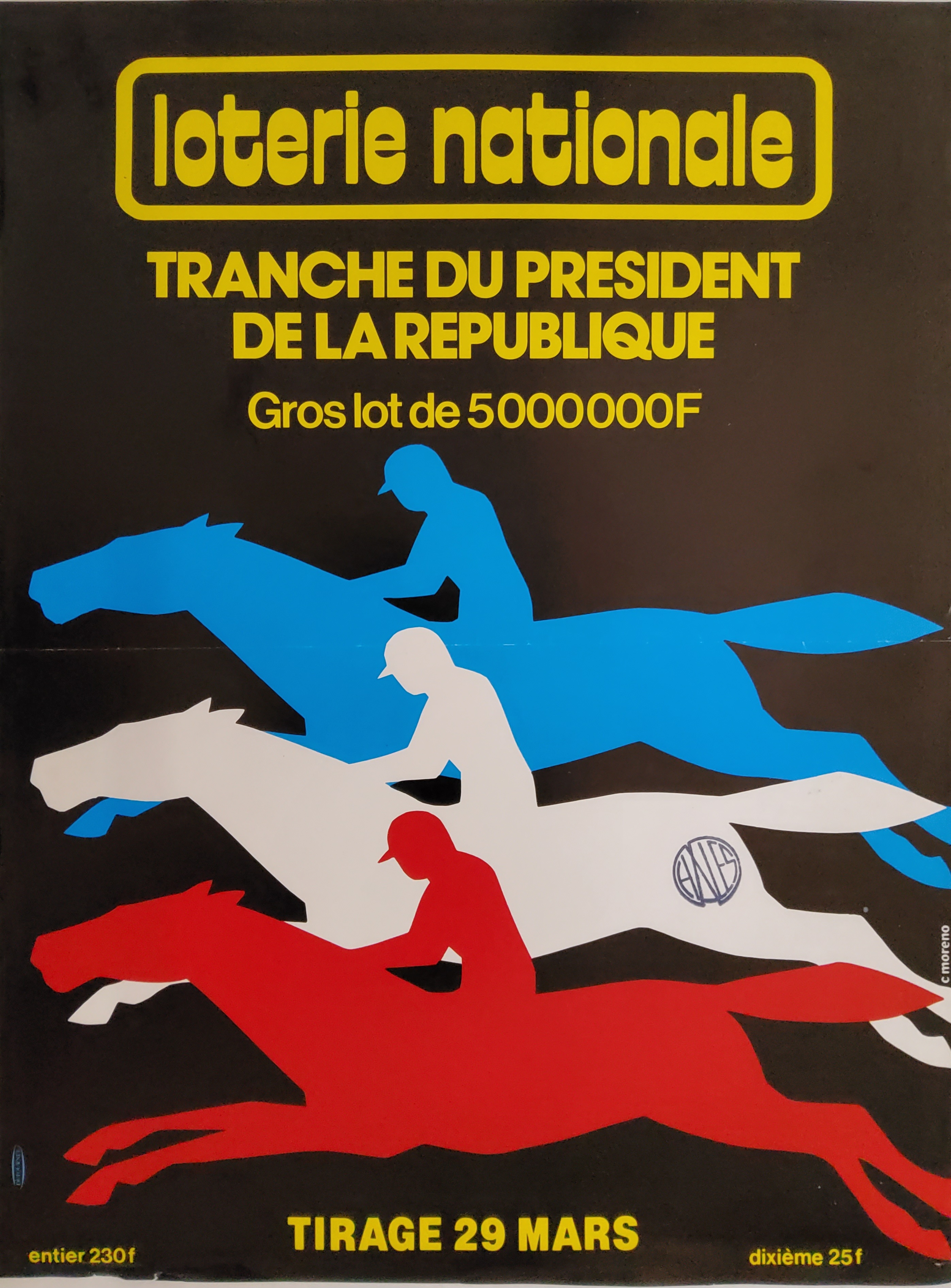 Loterie nationale - Tranche du Président de la République - 29 mars