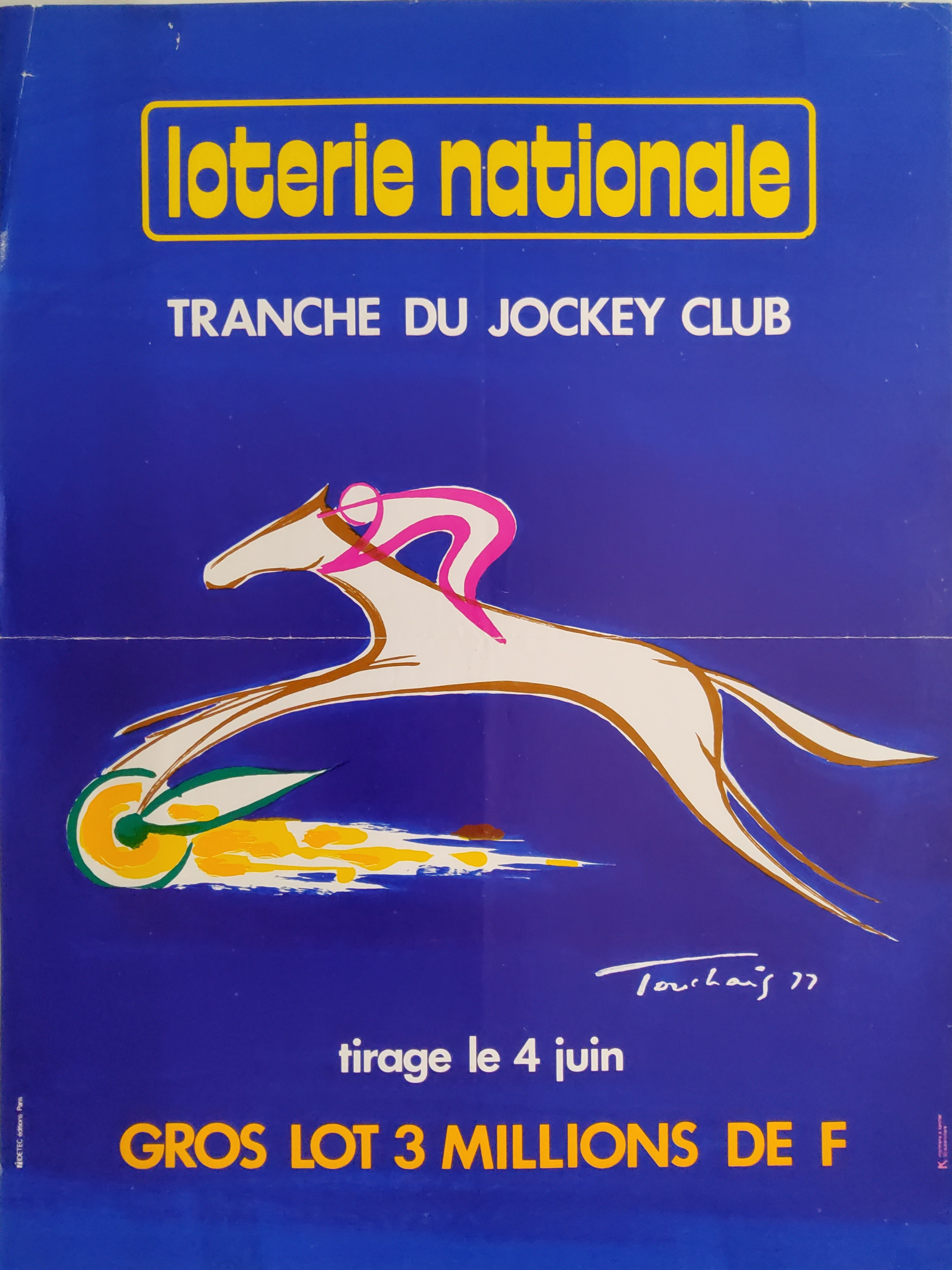 Loterie nationale - Tranche du Jockey Club - 4 juin