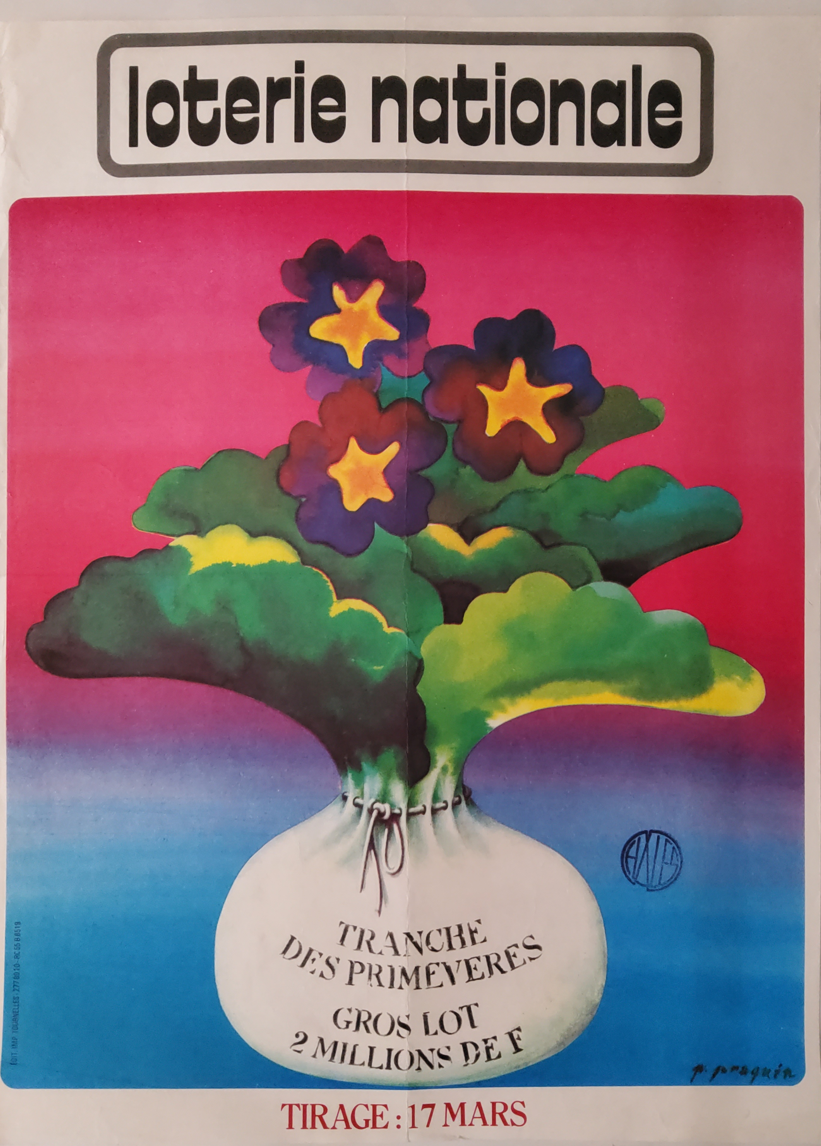Loterie nationale - tranche des primevères - 17 mars