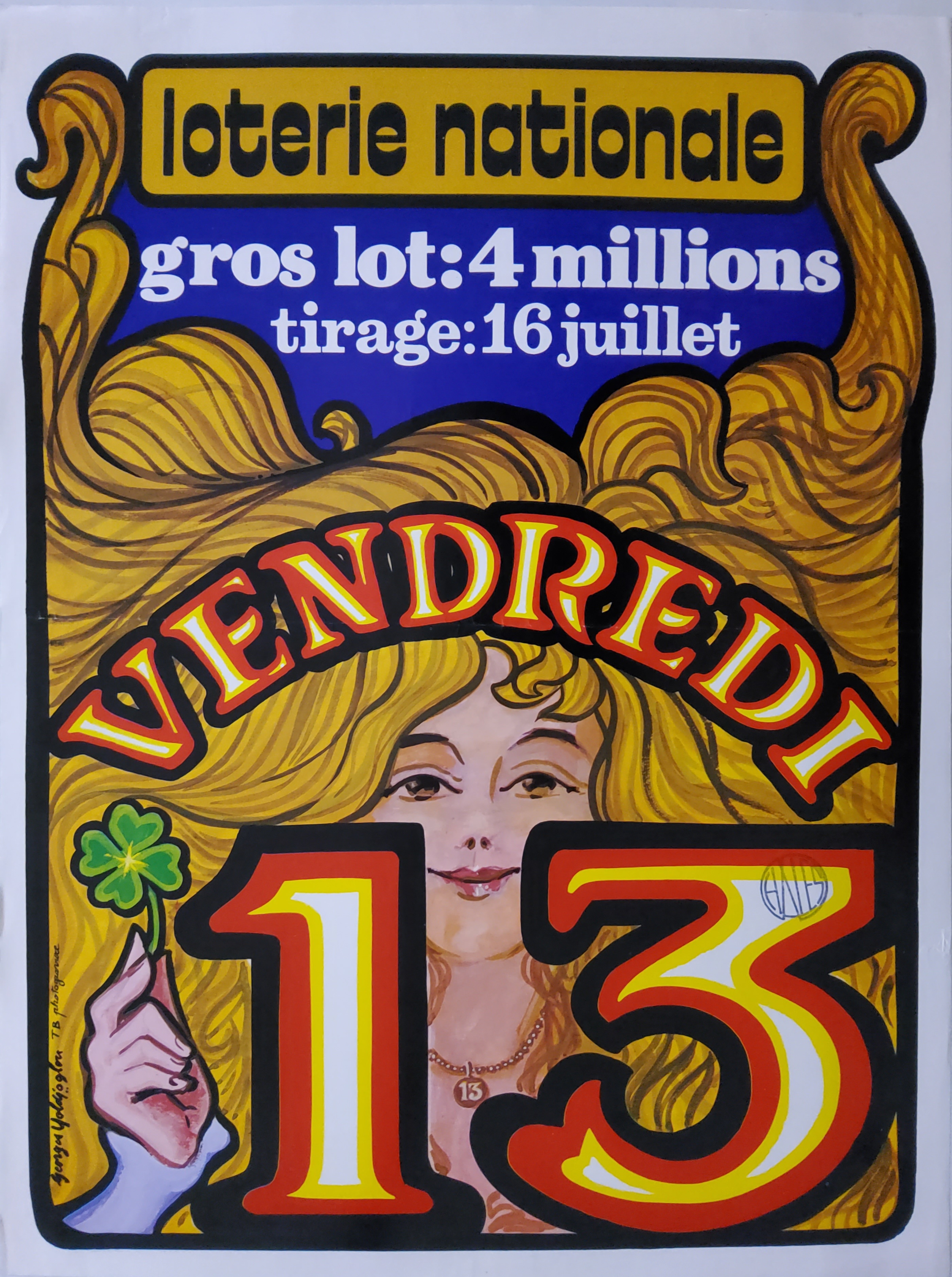 Loterie nationale du vendredi 13 - Tirage le 16 juillet