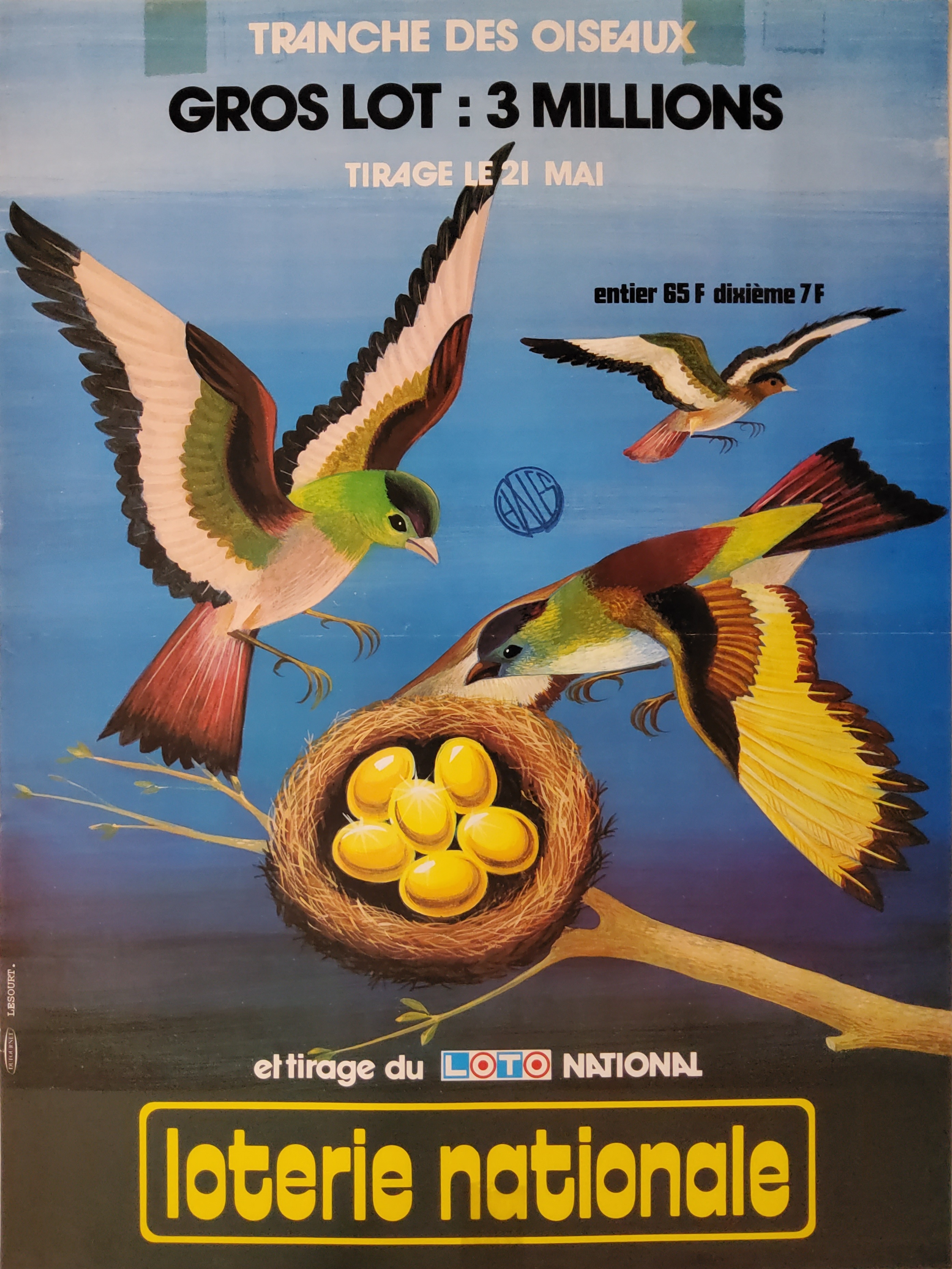 Loterie nationale - Tranche des oiseaux - 21 mai