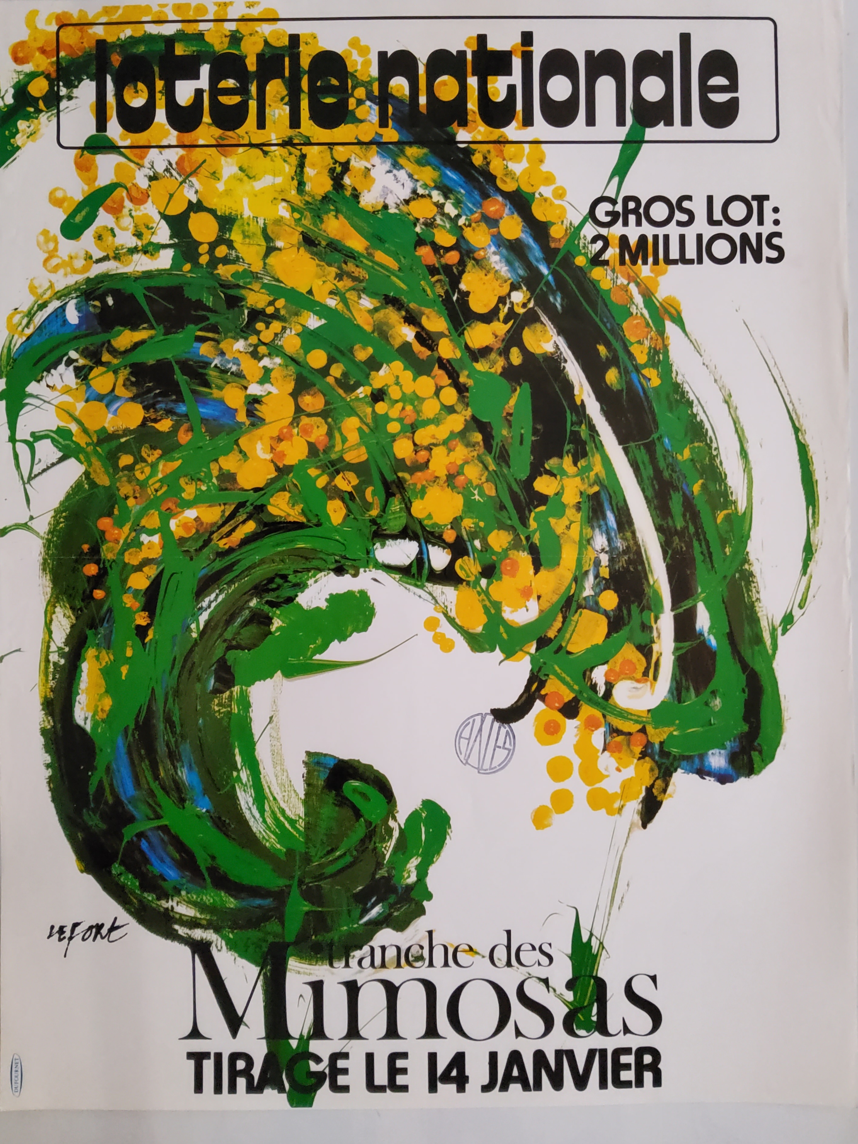 Loterie nationale - Tranche des mimosas - 14 janvier