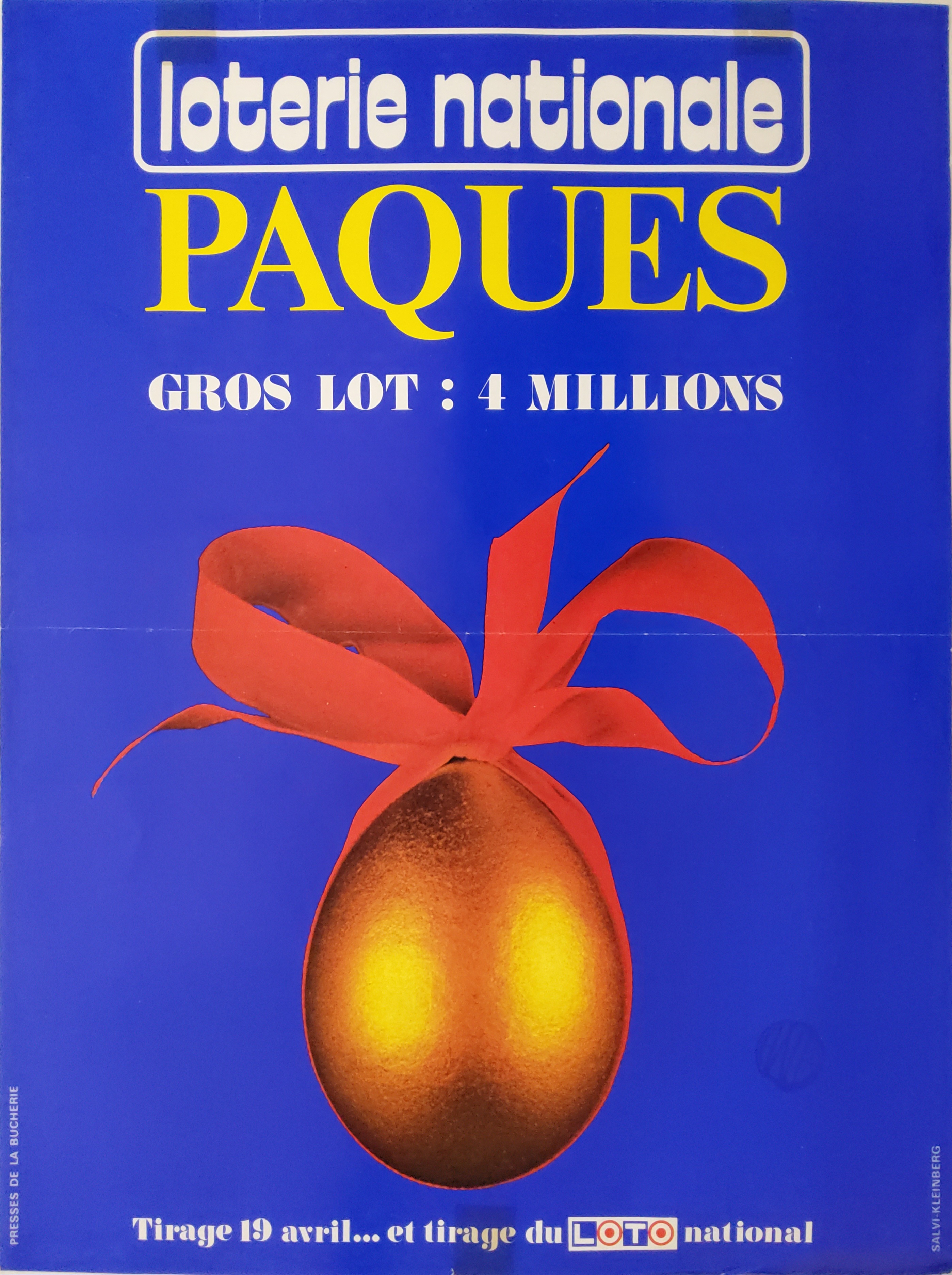 Loterie nationale - Pâques - 19 avril