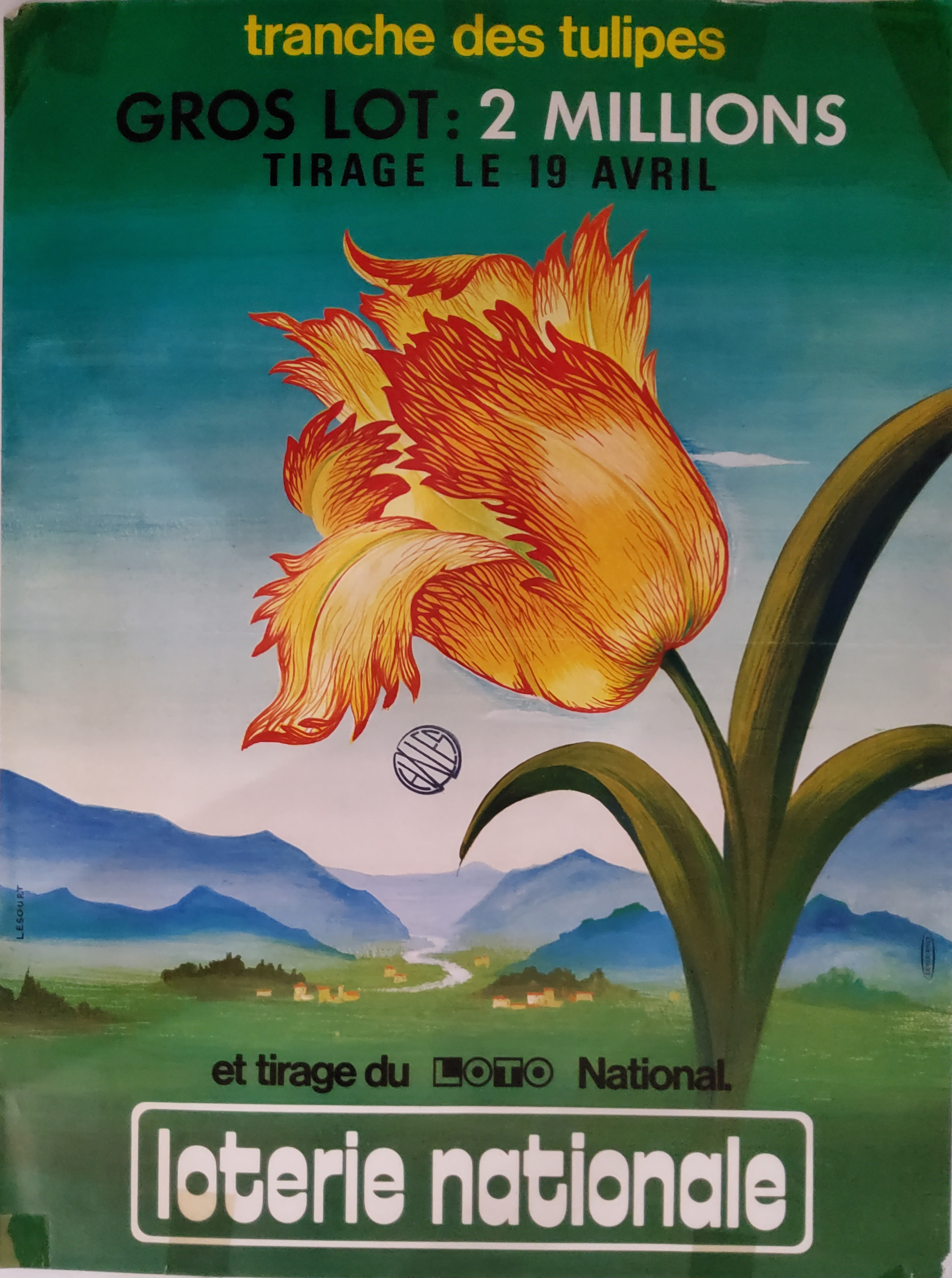 Loterie nationale - Tranche des tulipes - 19 avril