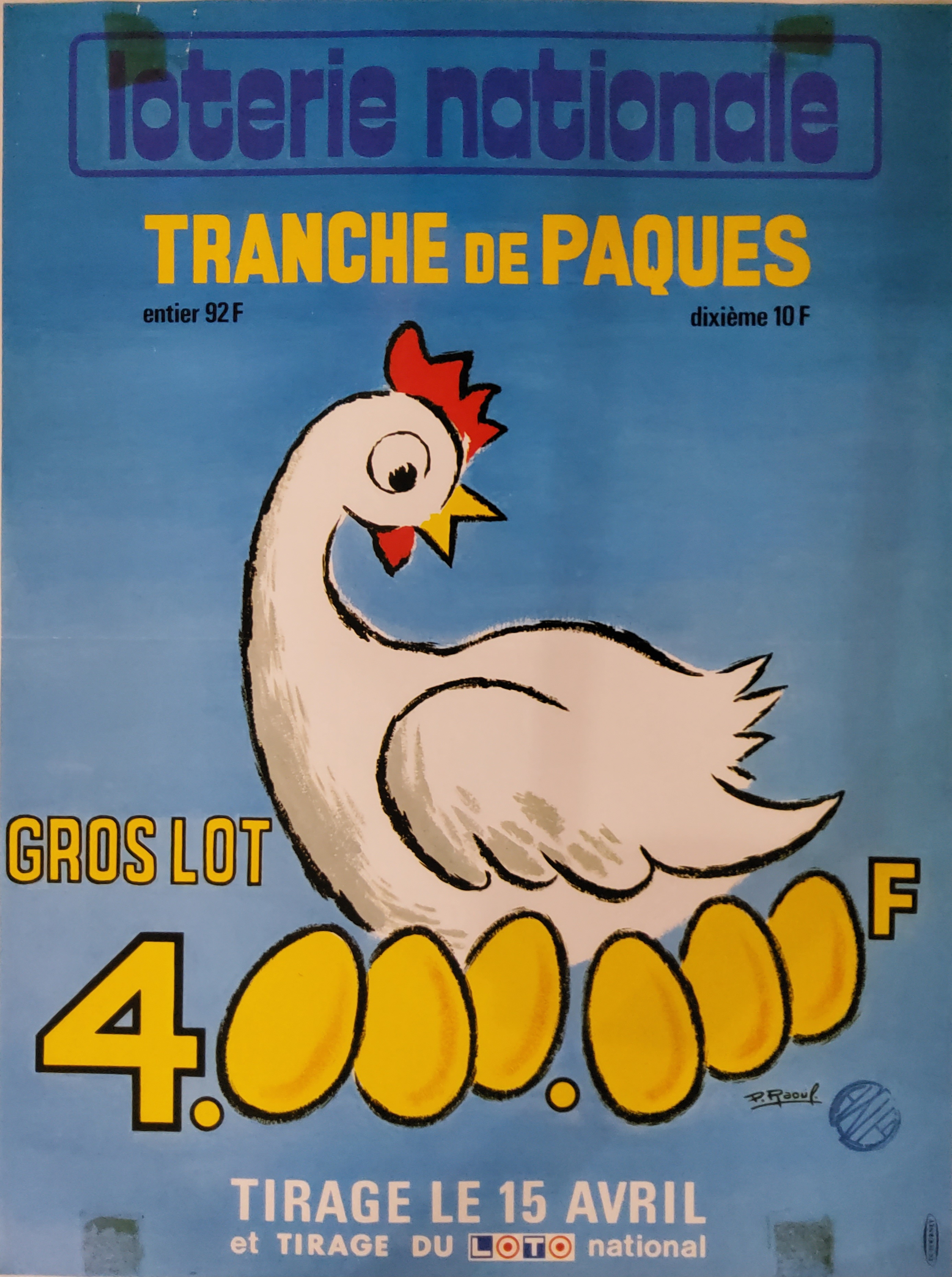 Loterie nationale - Tranche de Pâques - 15 avril